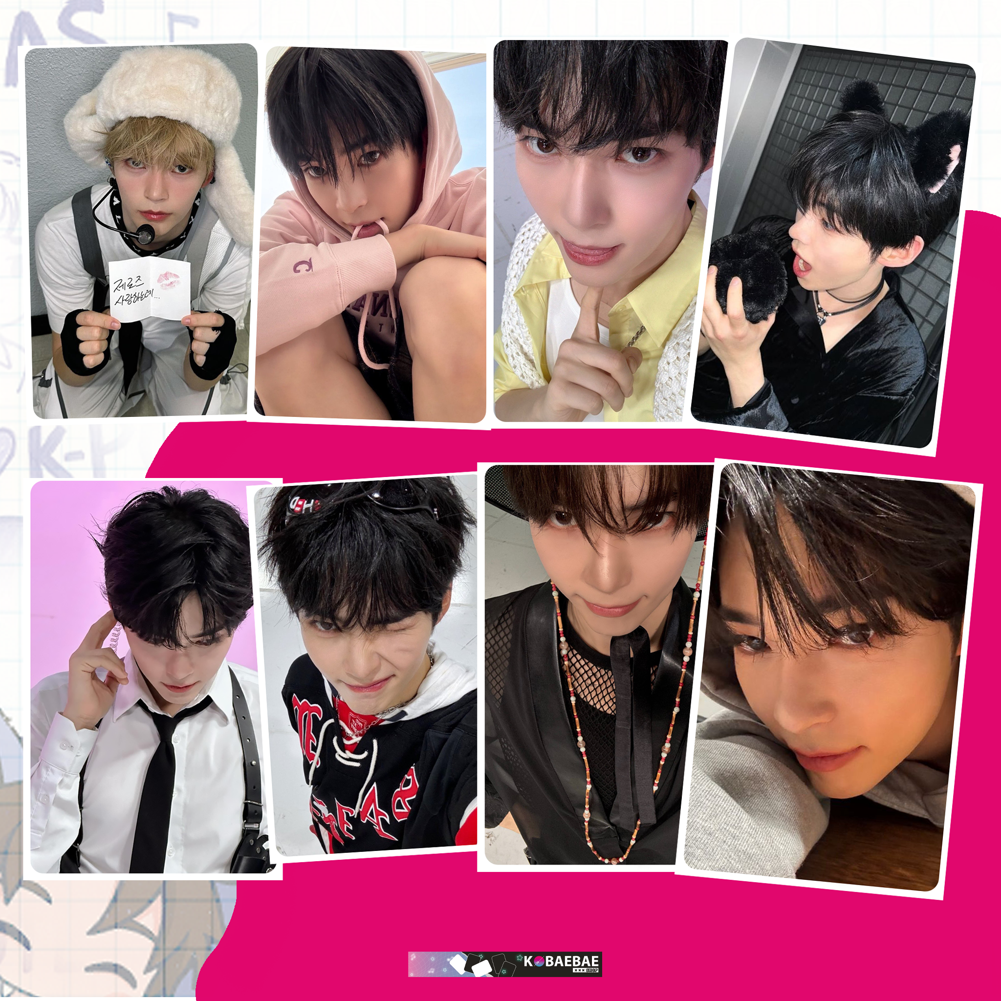 Zb1 - Binie Handmade photocards kpop inspired - Bias Set 1