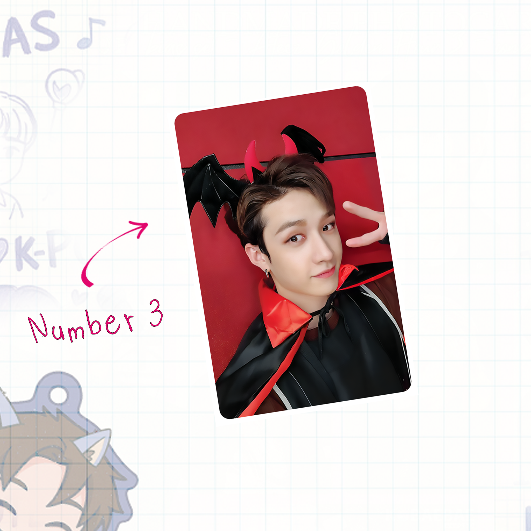 Skz - Channie handmade photocards kpop inspired - Set 1