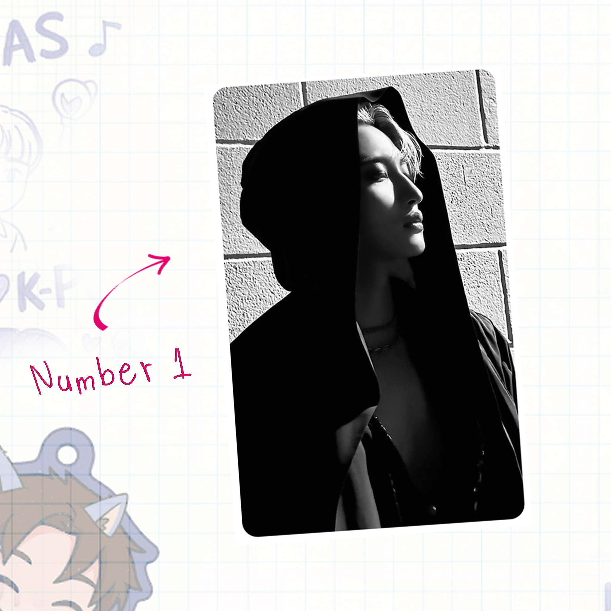 Atz - Hwa handmade photocards kpop inspired - Set 1