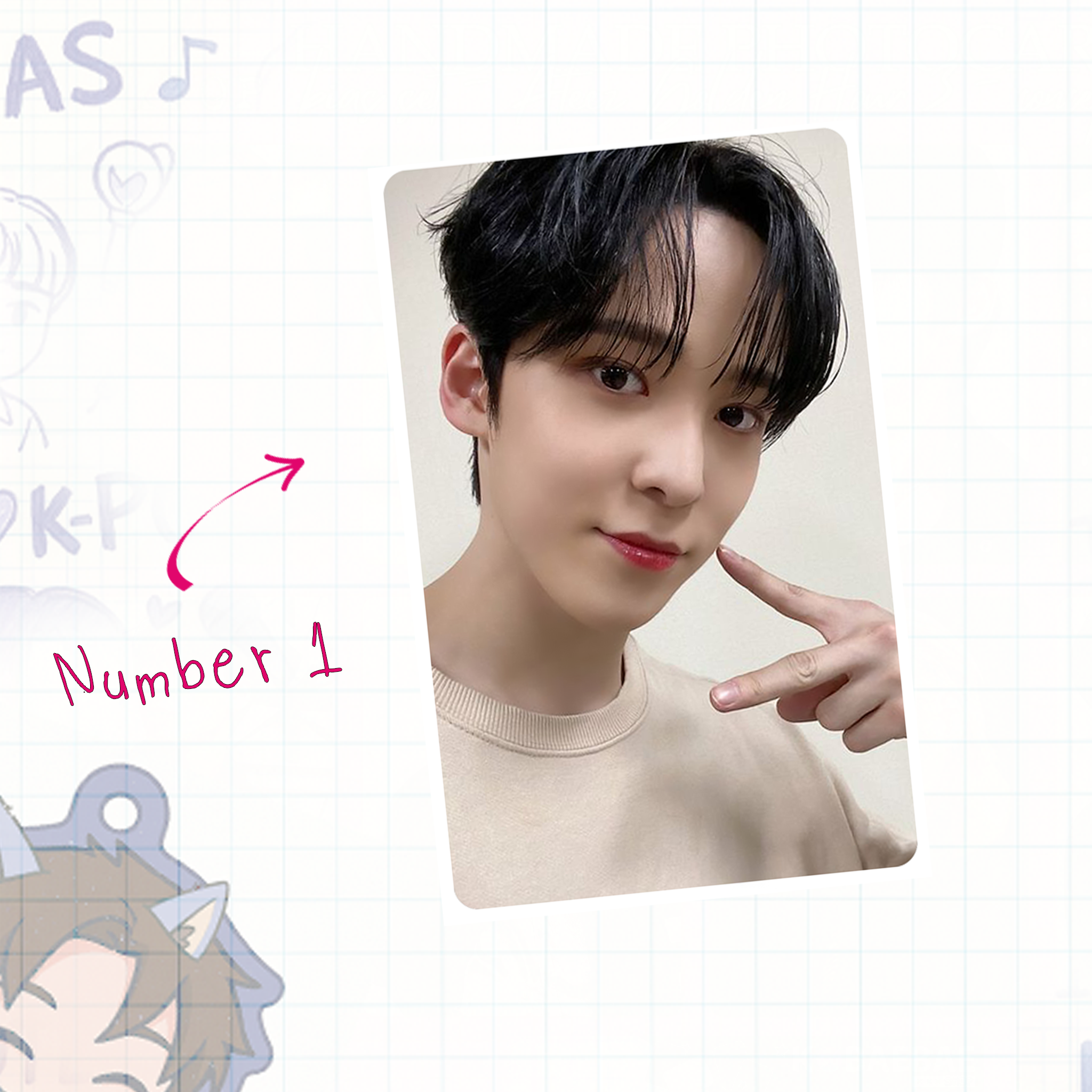 Atz - Yu handmade photocards kpop inspired - Set 1