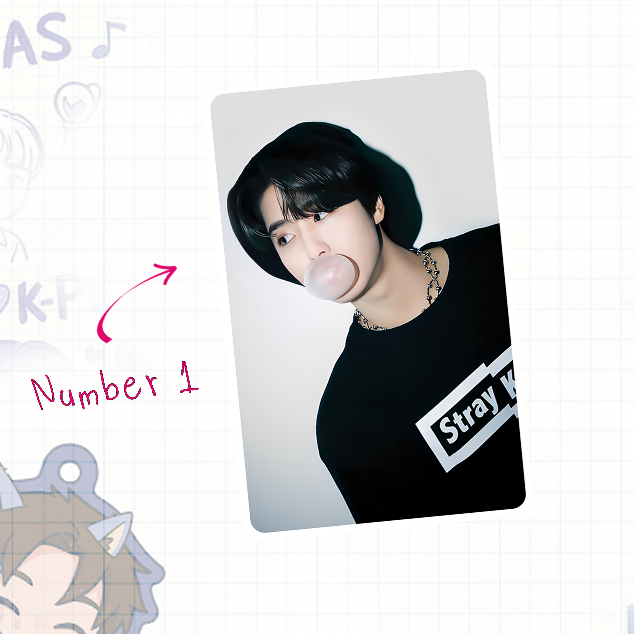 Skz - Hannie handmade photocards kpop inspired - Set 1