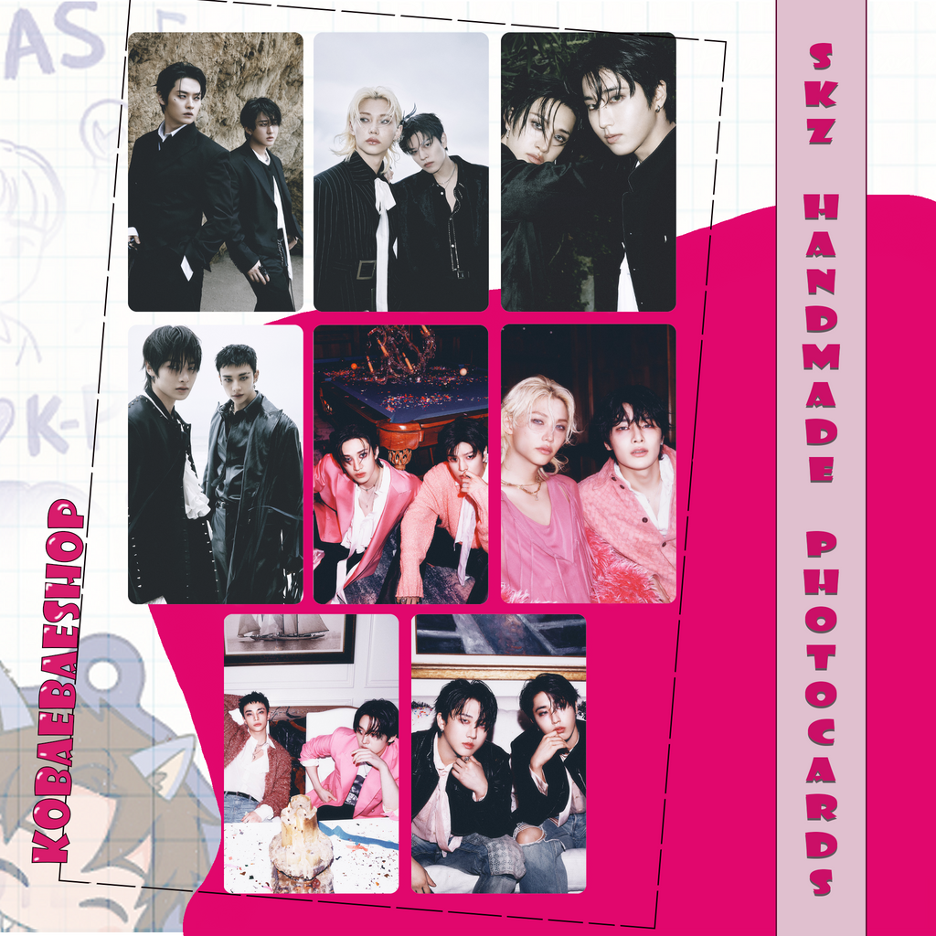 Skz - Doit  handmade photocards kpop inspired - Unit set