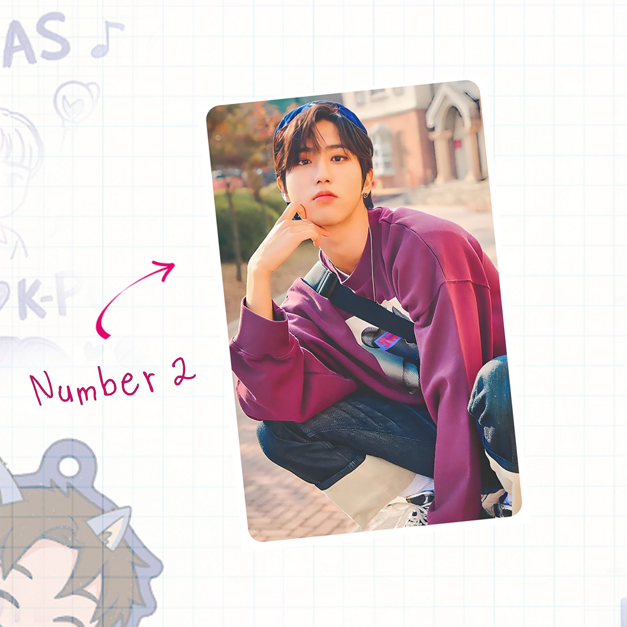 Skz - Hannie handmade photocards kpop inspired - Set 1