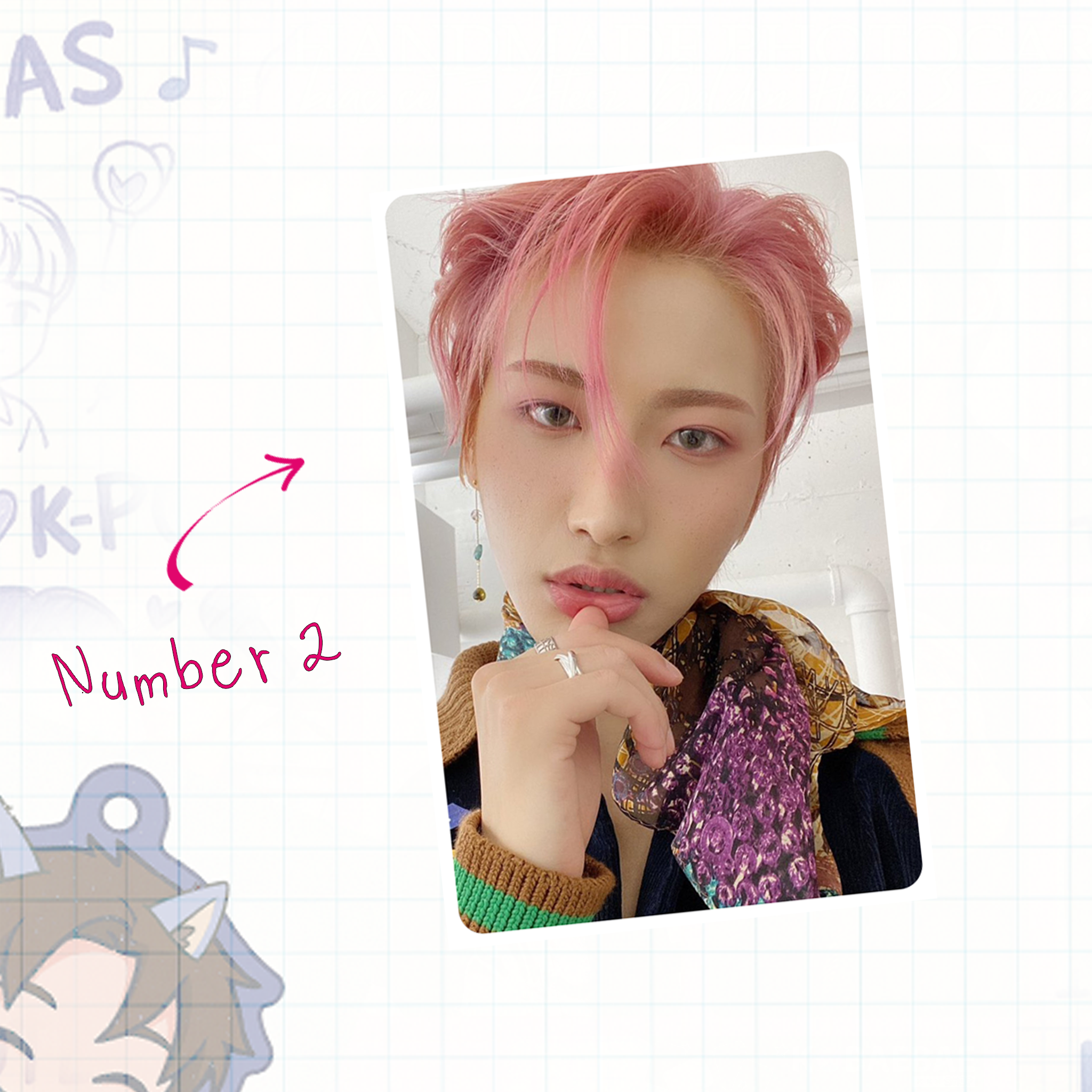 Atz - Hwa handmade photocards kpop inspired - Set 1