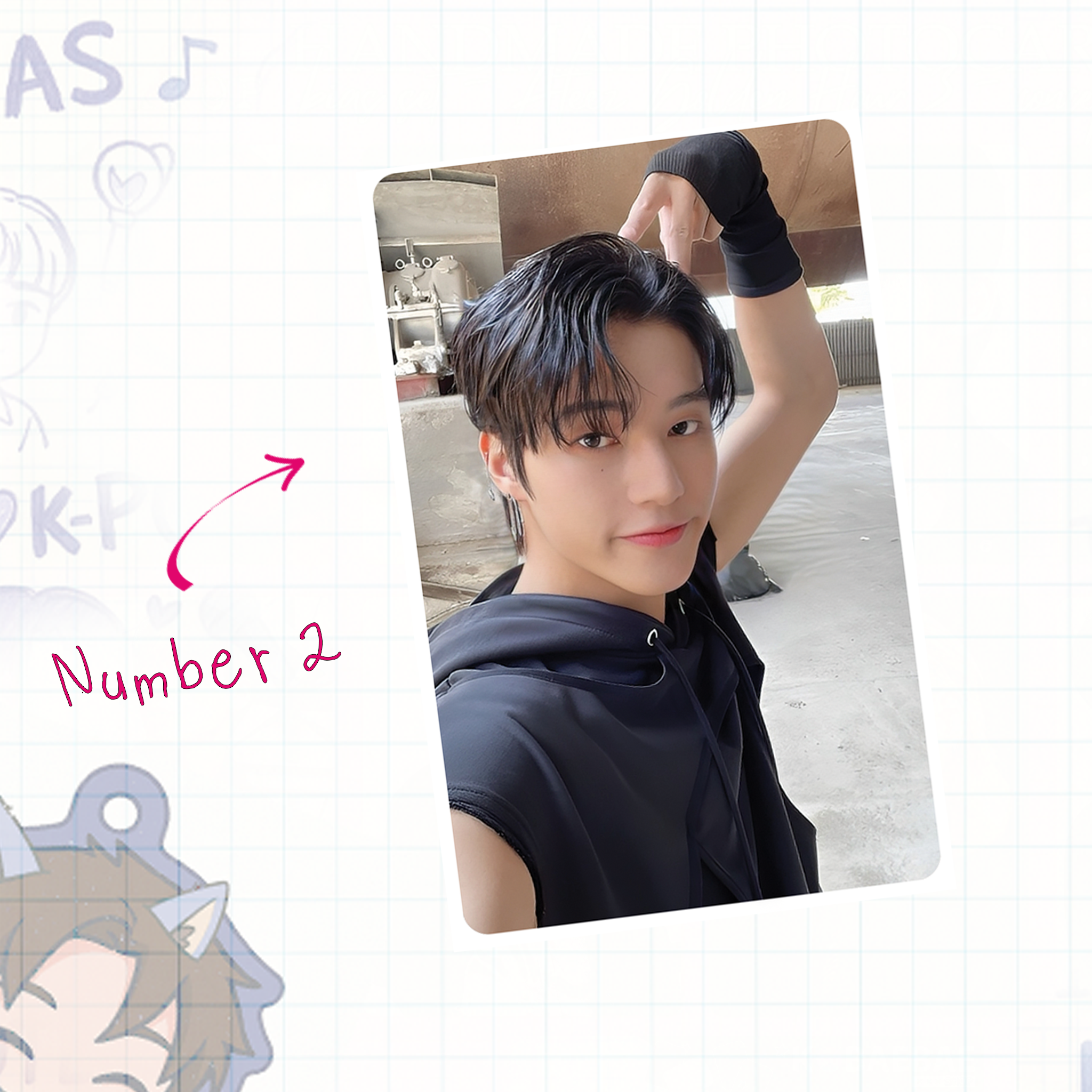 Atz - Woo handmade photocards kpop inspired - Set 1