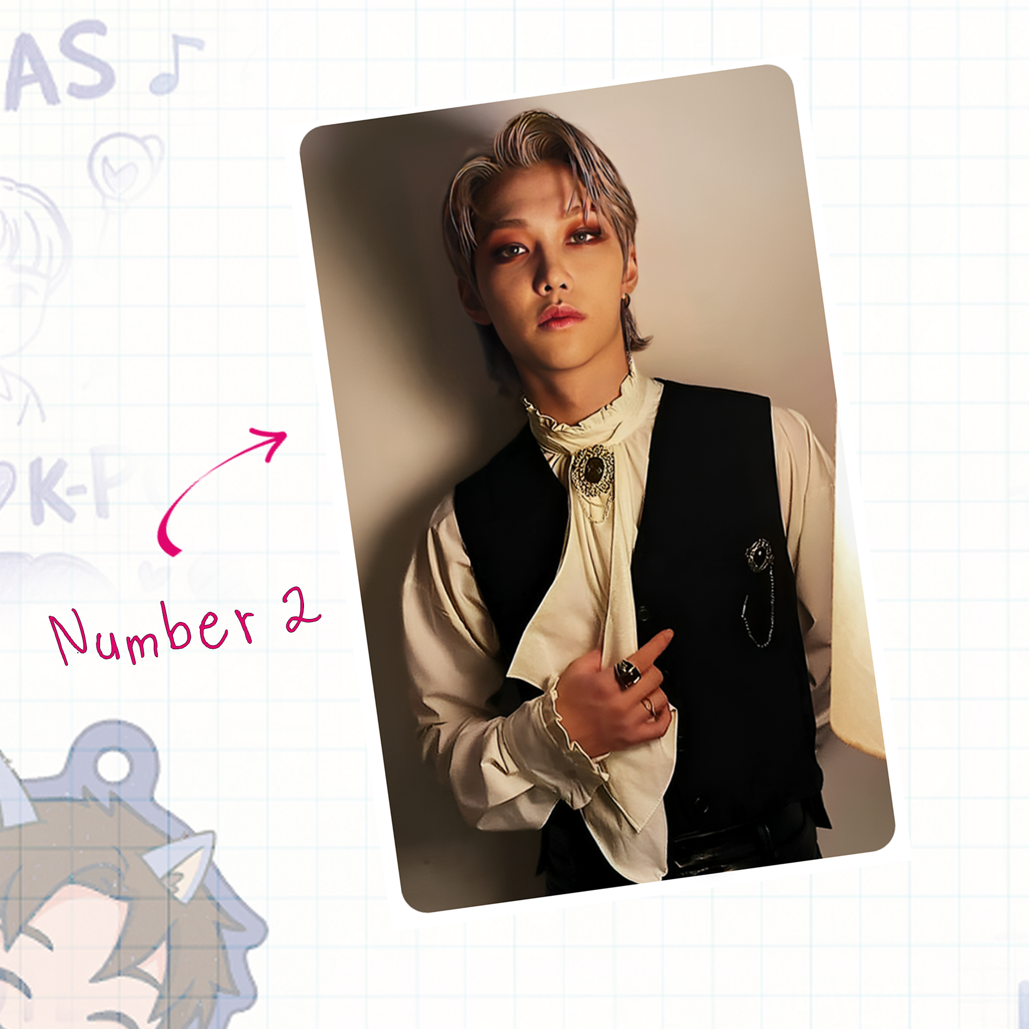 Skz - Lix handmade photocards kpop inspired - Set 1