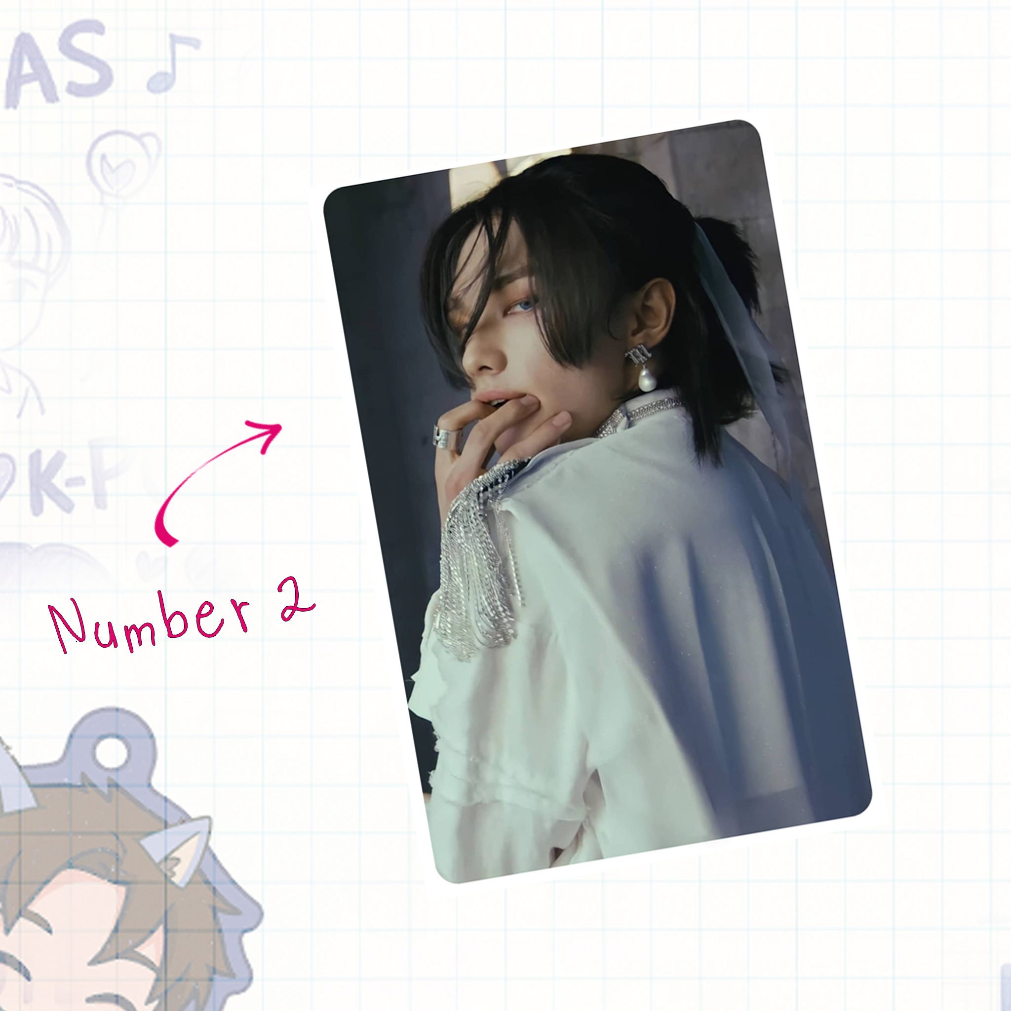 Skz - Hyune handmade photocards kpop inspired - Set 1