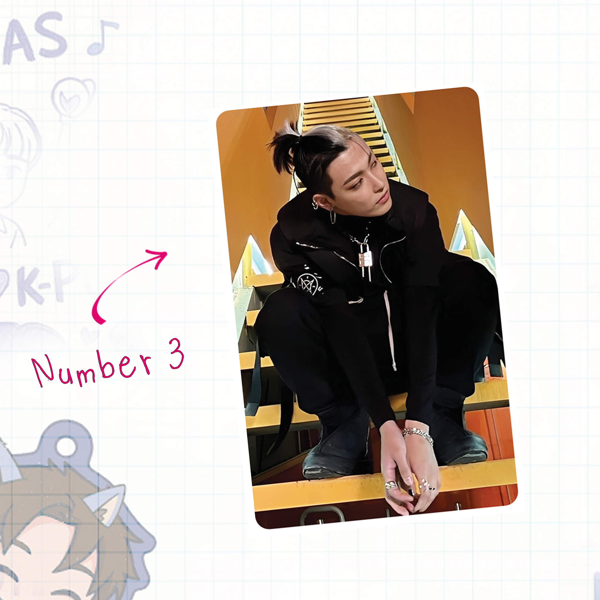 Atz - Joong handmade photocards kpop inspired - Set 1