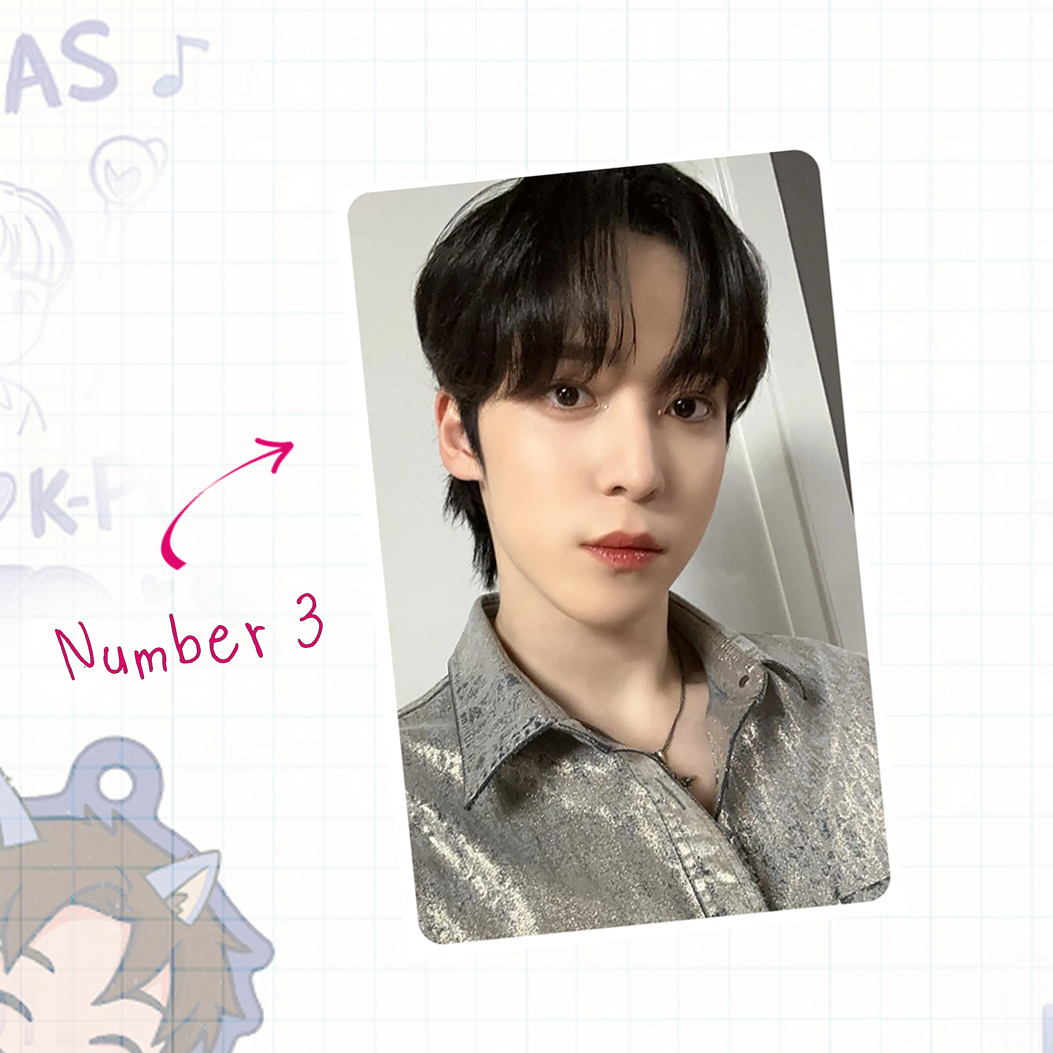 Atz - Yu handmade photocards kpop inspired - Set 1
