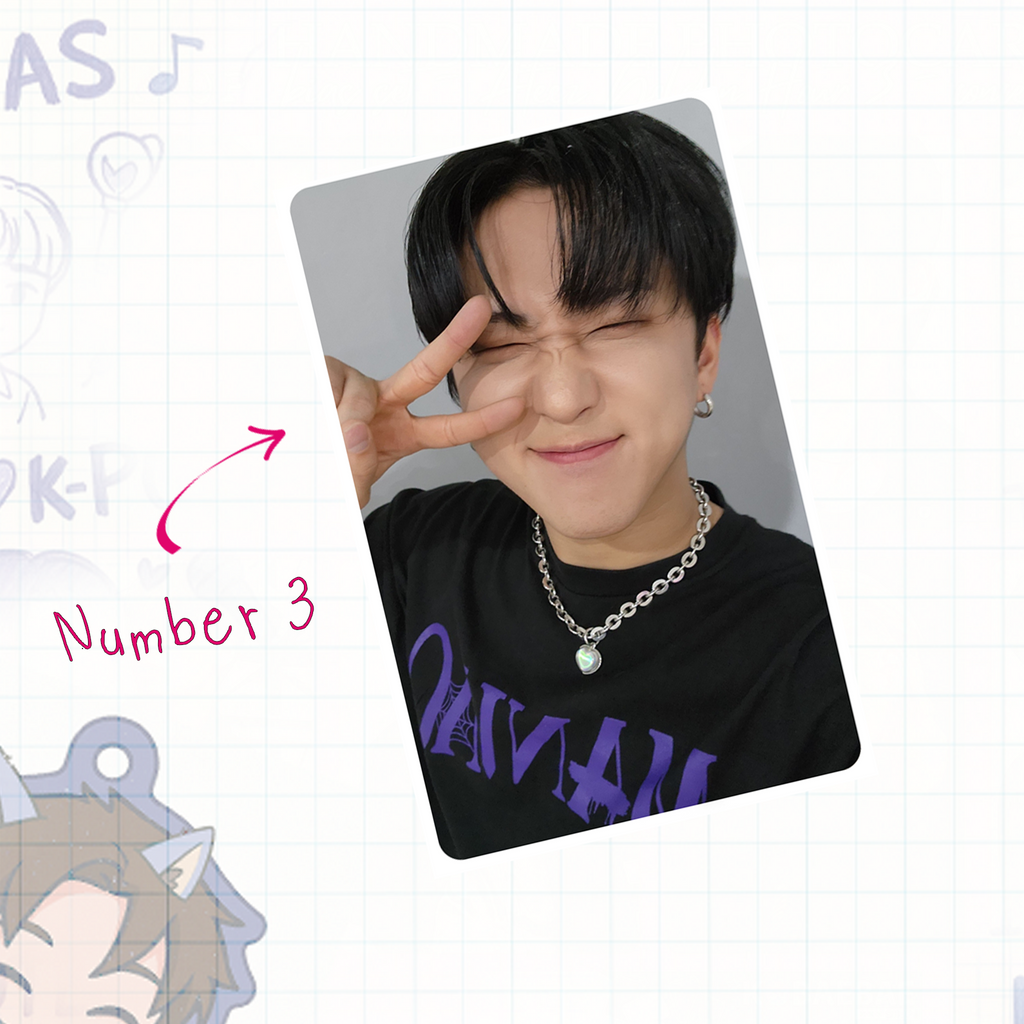 Skz - Binnie handmade photocards kpop inspired - Set 1