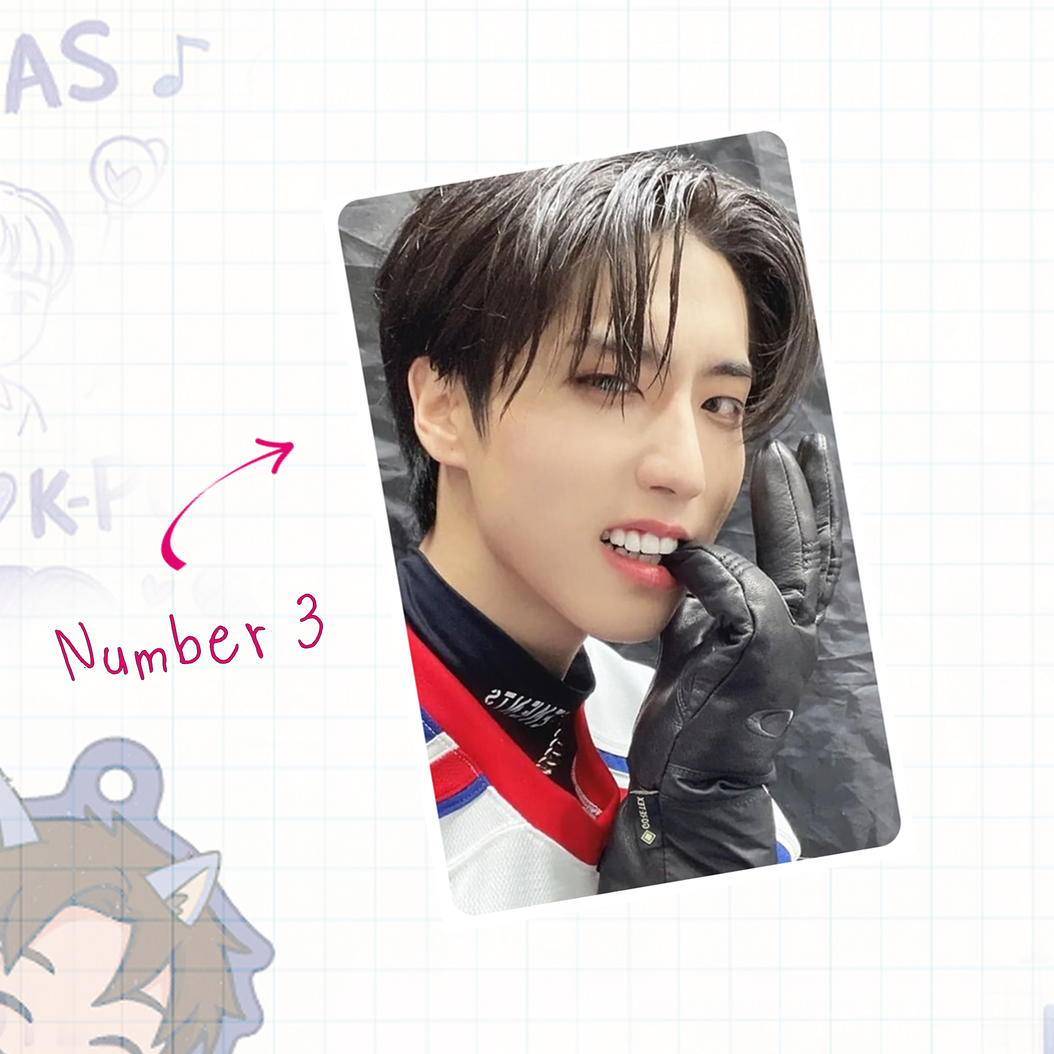 Skz - Hannie handmade photocards kpop inspired - Set 1