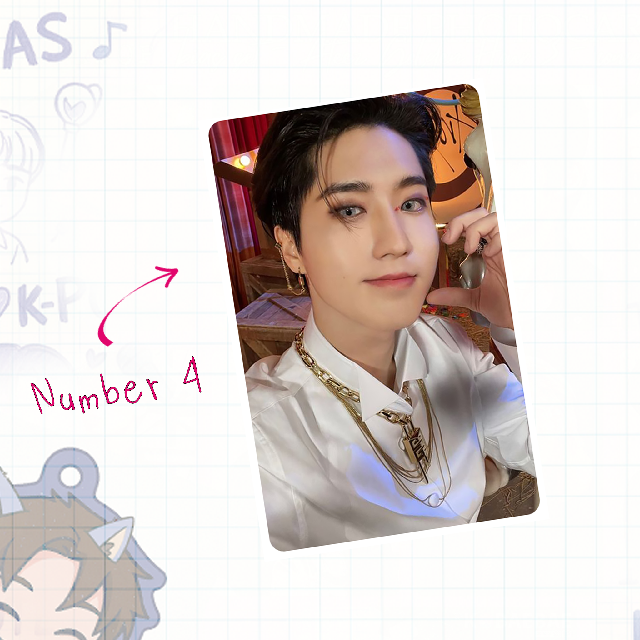 Skz - Hannie handmade photocards kpop inspired - Set 1