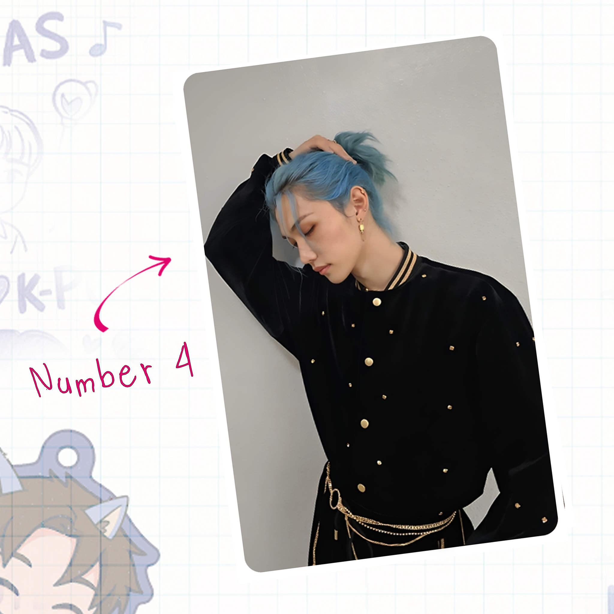 Skz - Lix handmade photocards kpop inspired - Set 1