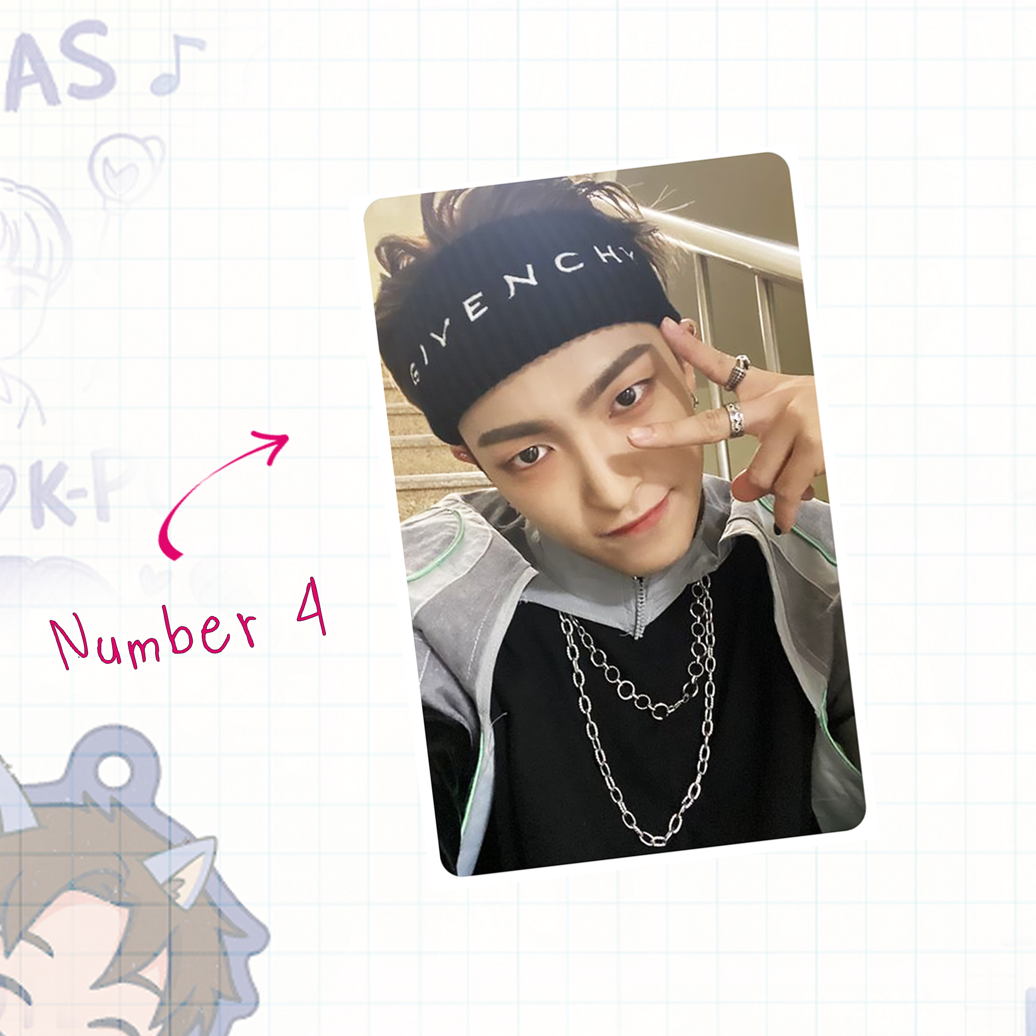 Atz - Joong handmade photocards kpop inspired - Set 1