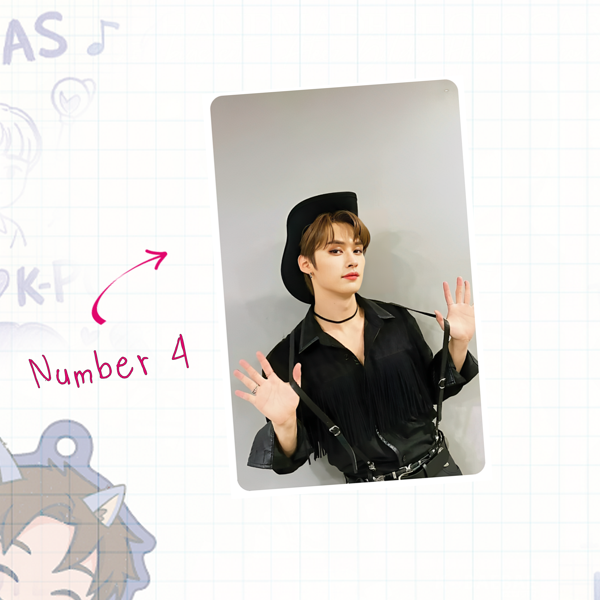Skz - Lino handmade photocards kpop inspired - Set 1