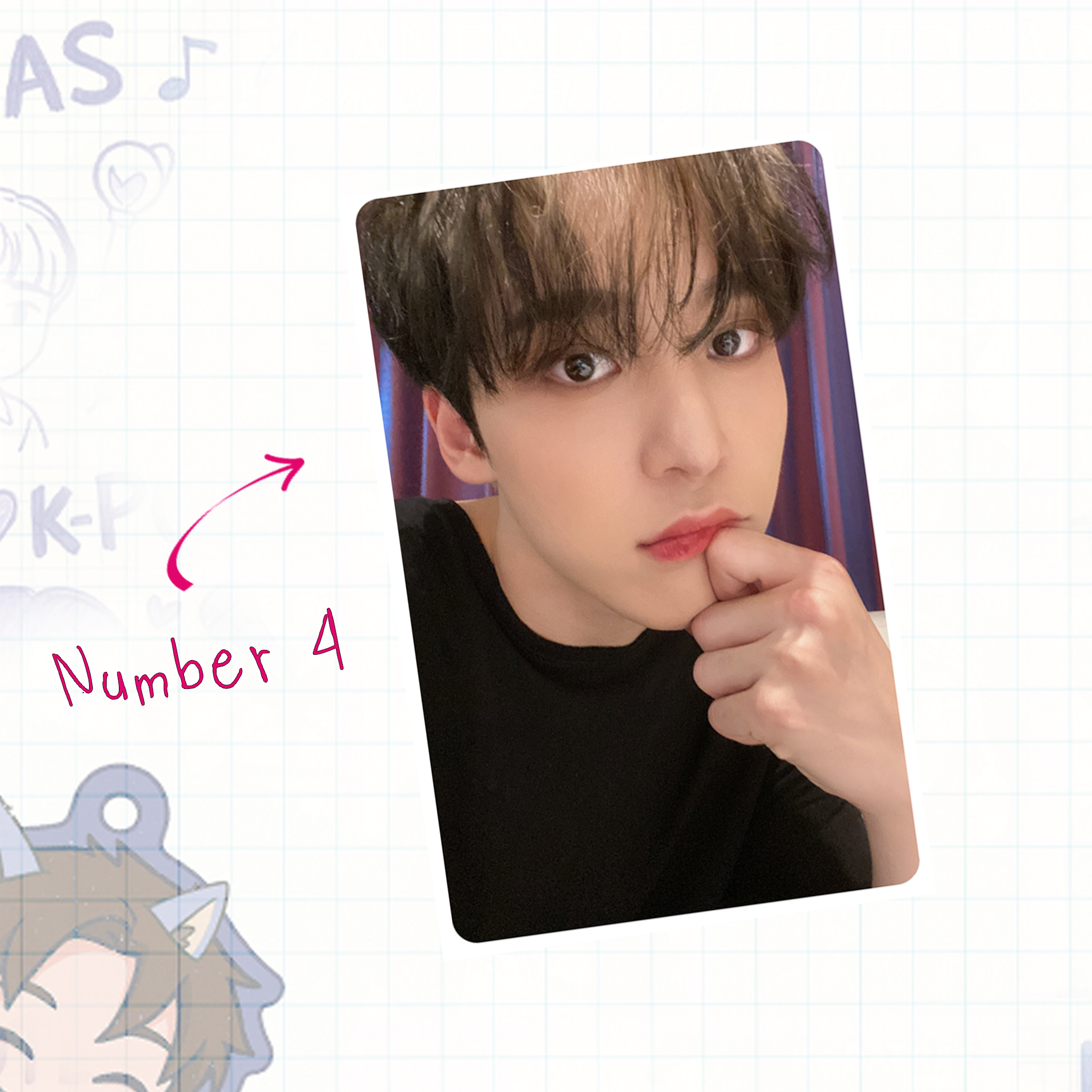 Atz - Yu handmade photocards kpop inspired - Set 1