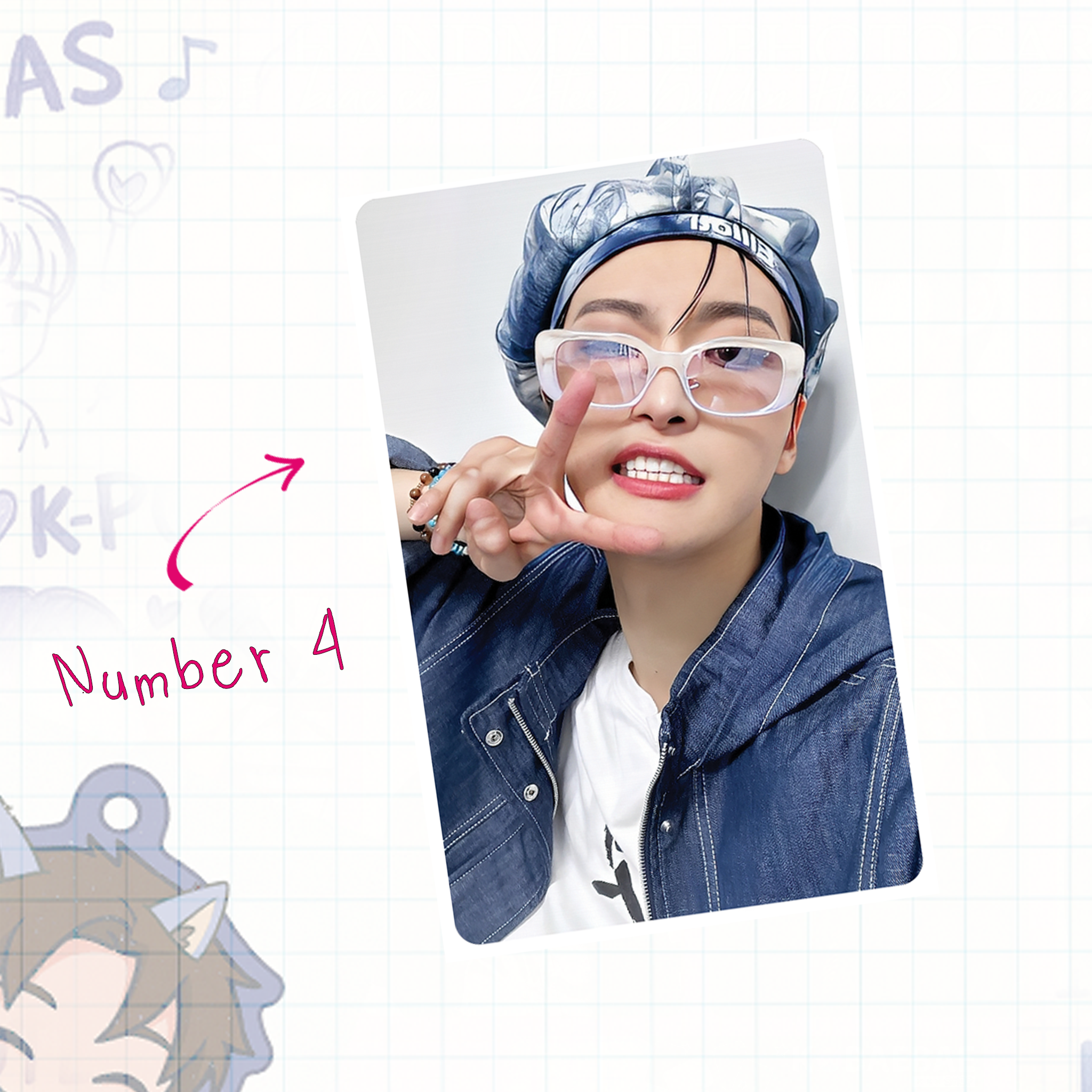 Atz - Hwa handmade photocards kpop inspired - Set 1