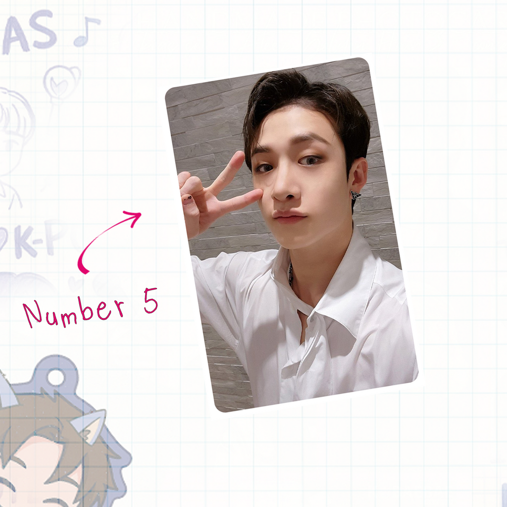 Skz - Channie handmade photocards kpop inspired - Set 1