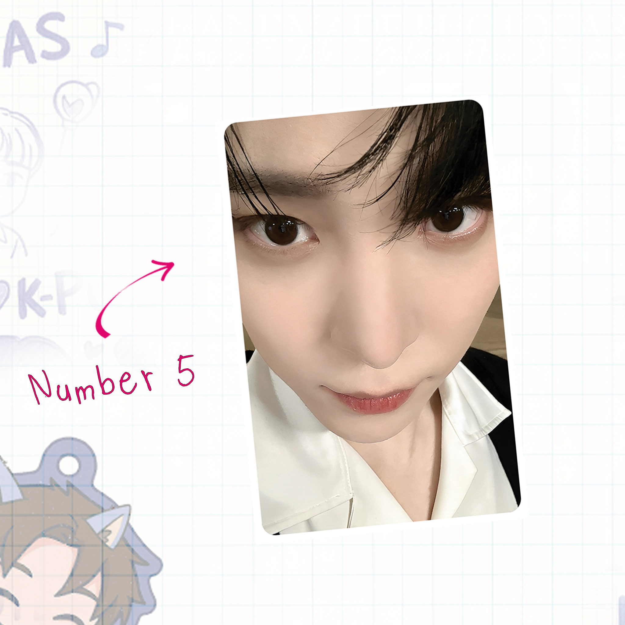 Atz - Yu handmade photocards kpop inspired - Set 1
