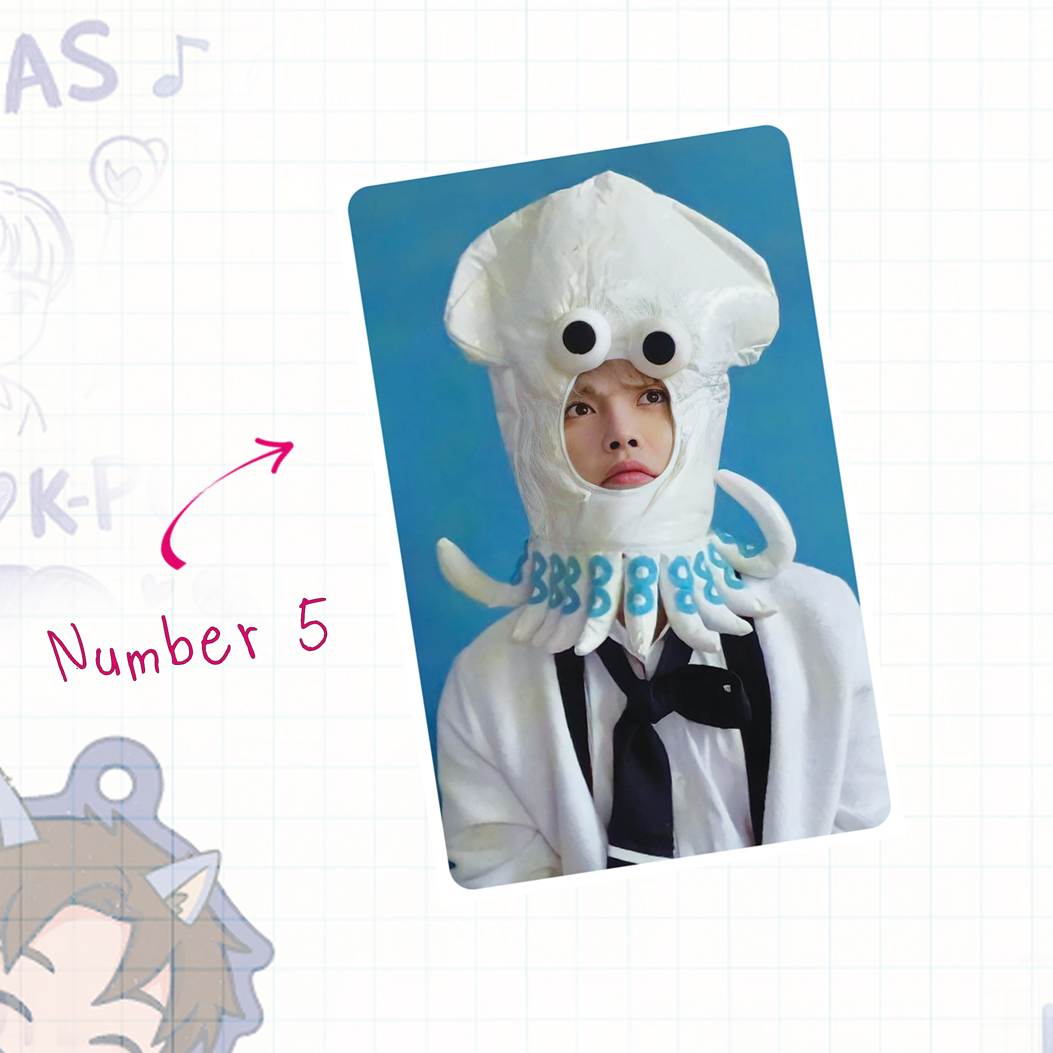 Atz - Joong handmade photocards kpop inspired - Set 1