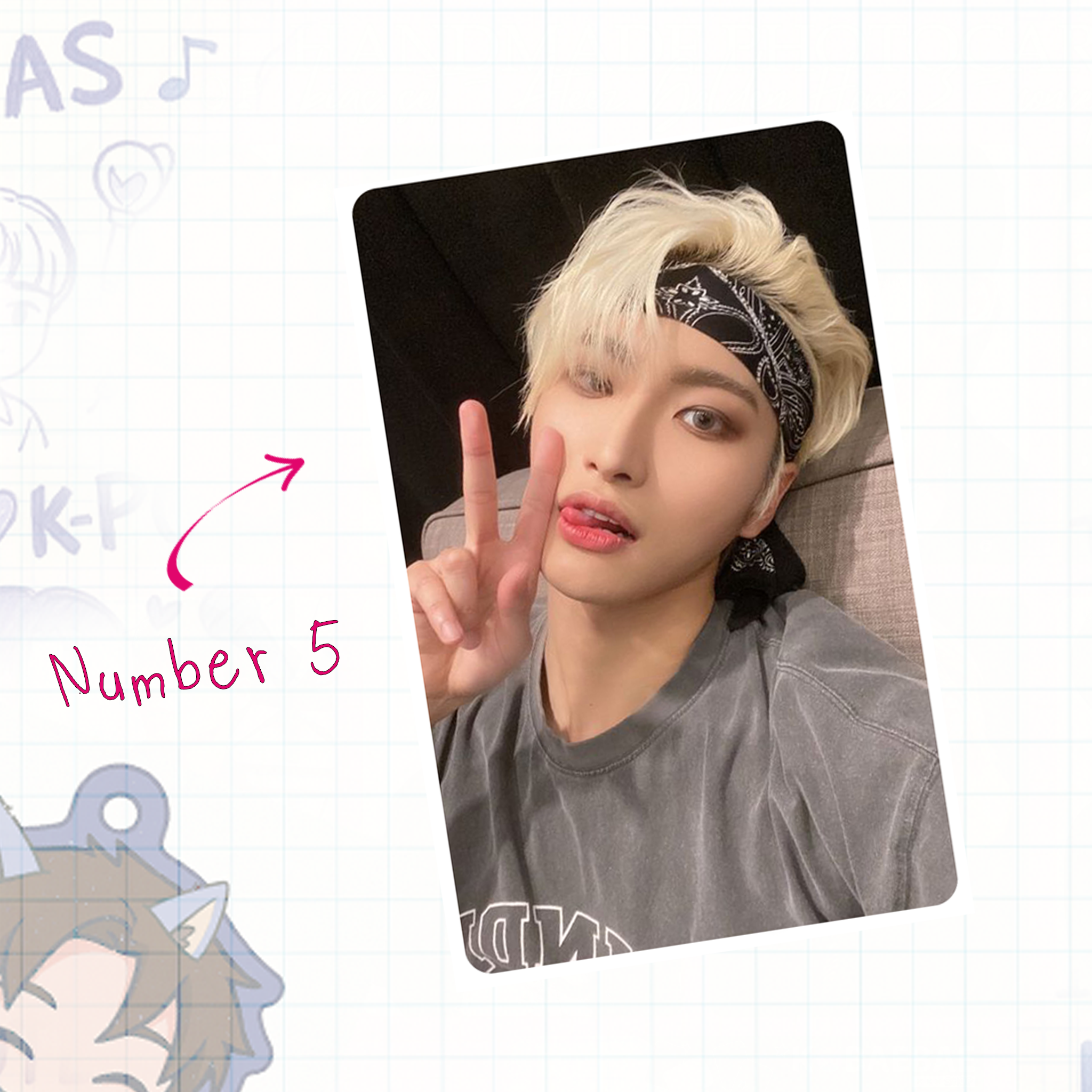 Atz - Hwa handmade photocards kpop inspired - Set 1