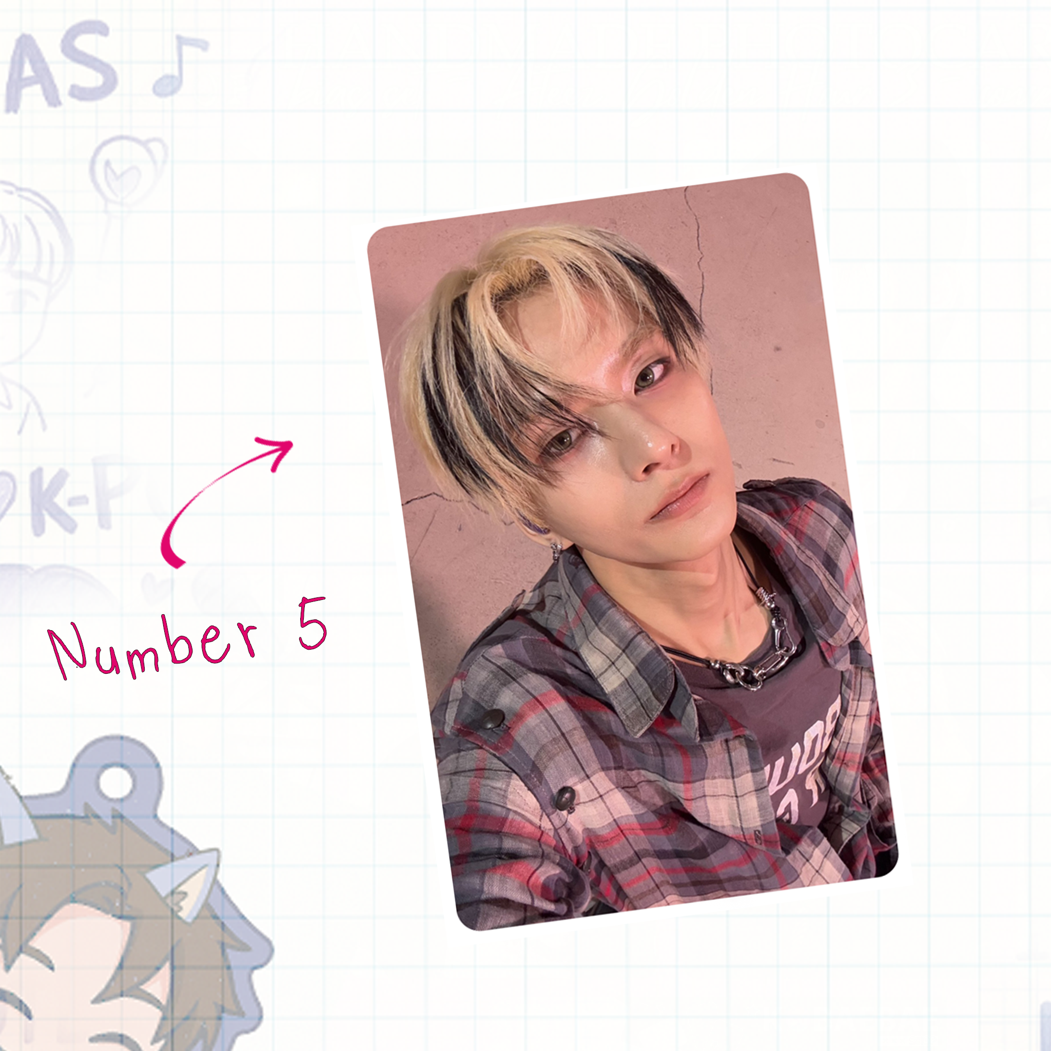 XHR - Ode handmade photocards kpop inspired - Set 1