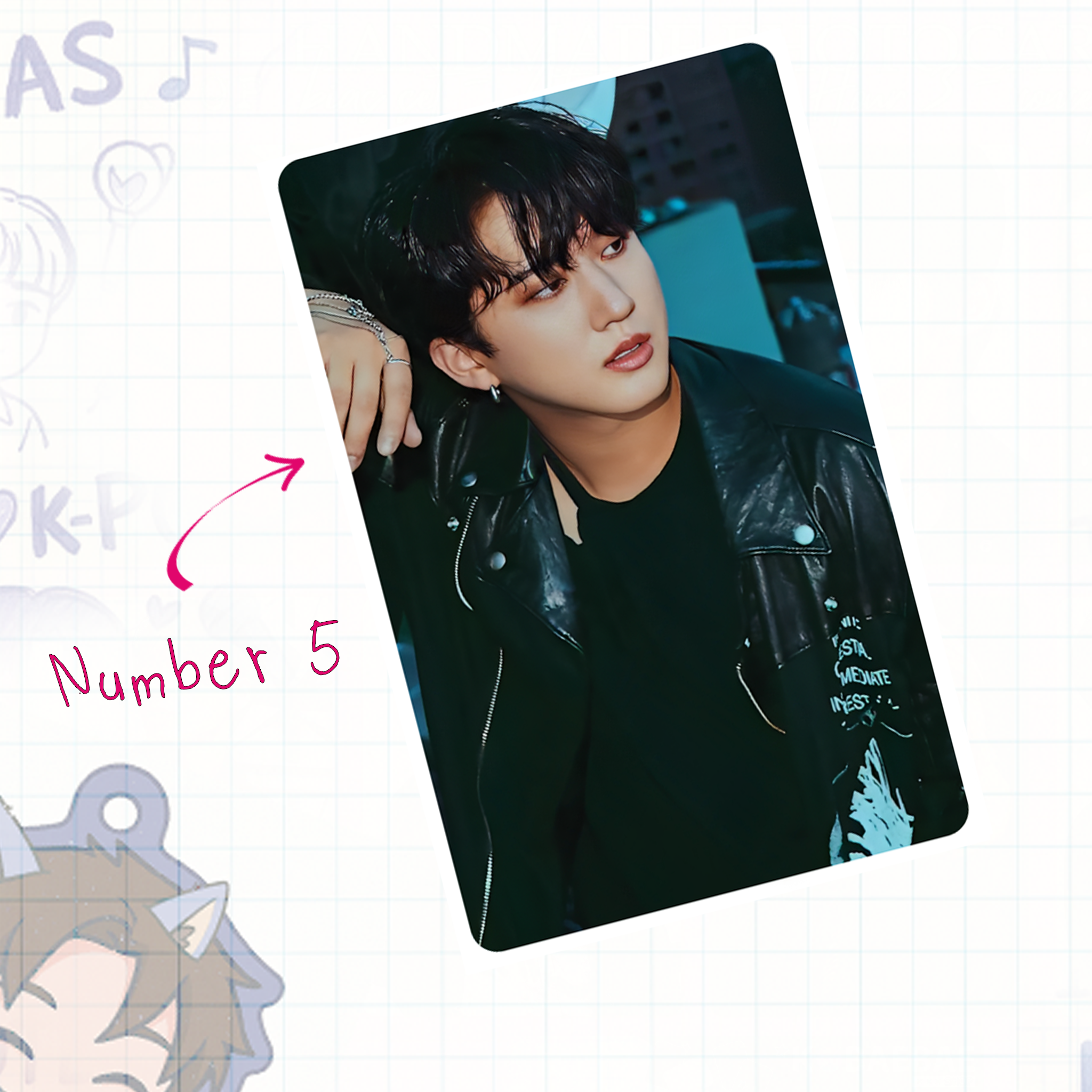 Skz - Binnie handmade photocards kpop inspired - Set 1