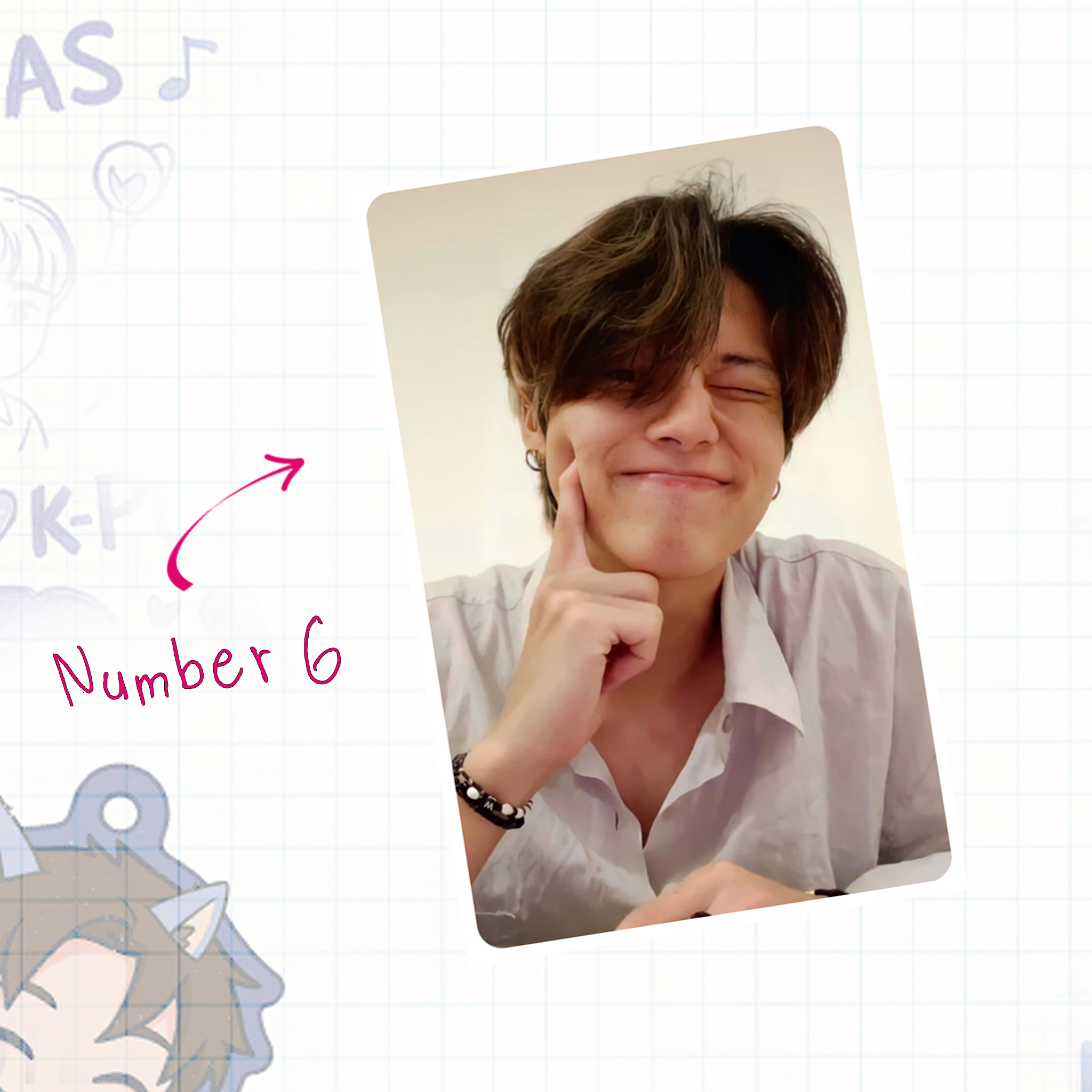 Atz - Woo handmade photocards kpop inspired - Set 1