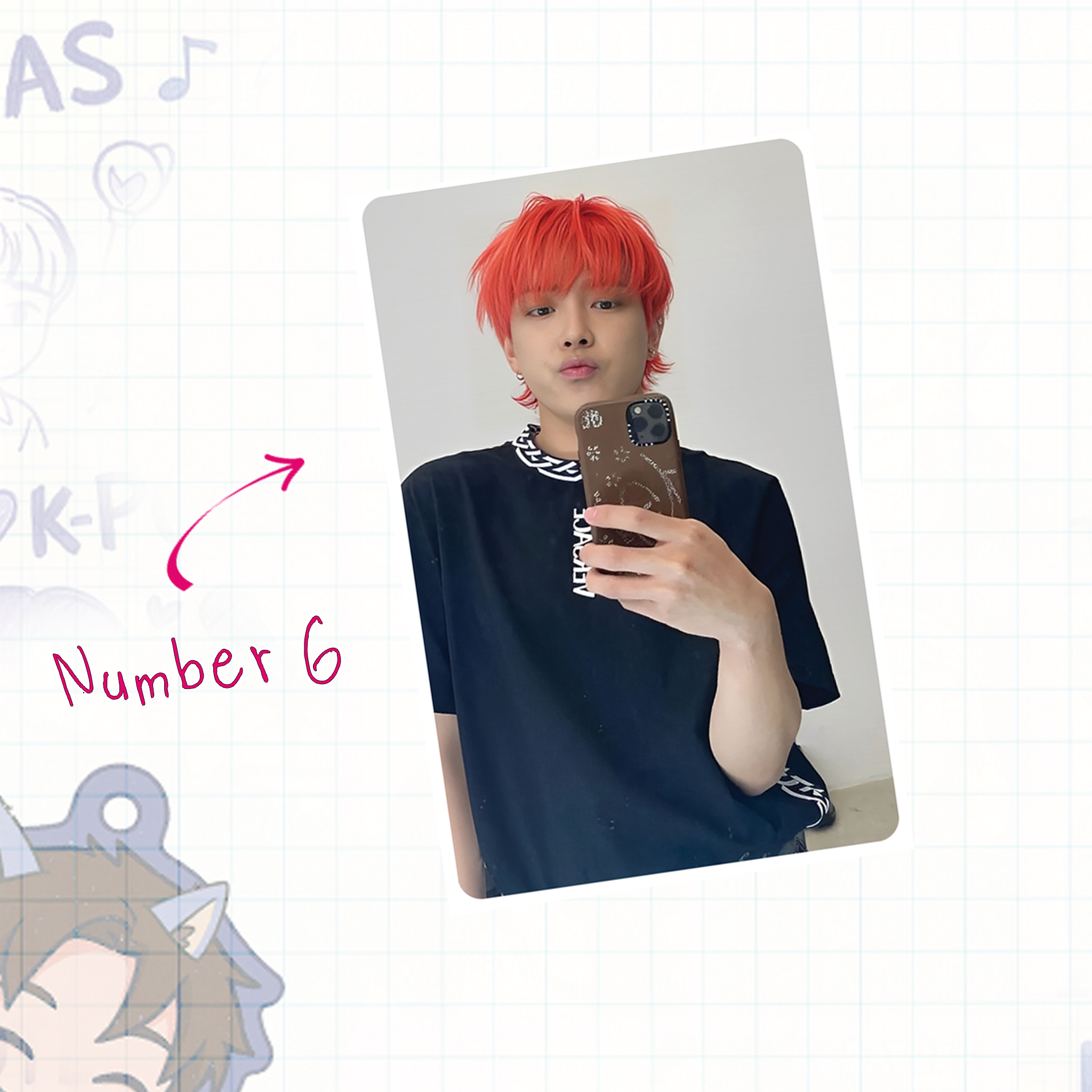Atz - Joong handmade photocards kpop inspired - Set 1