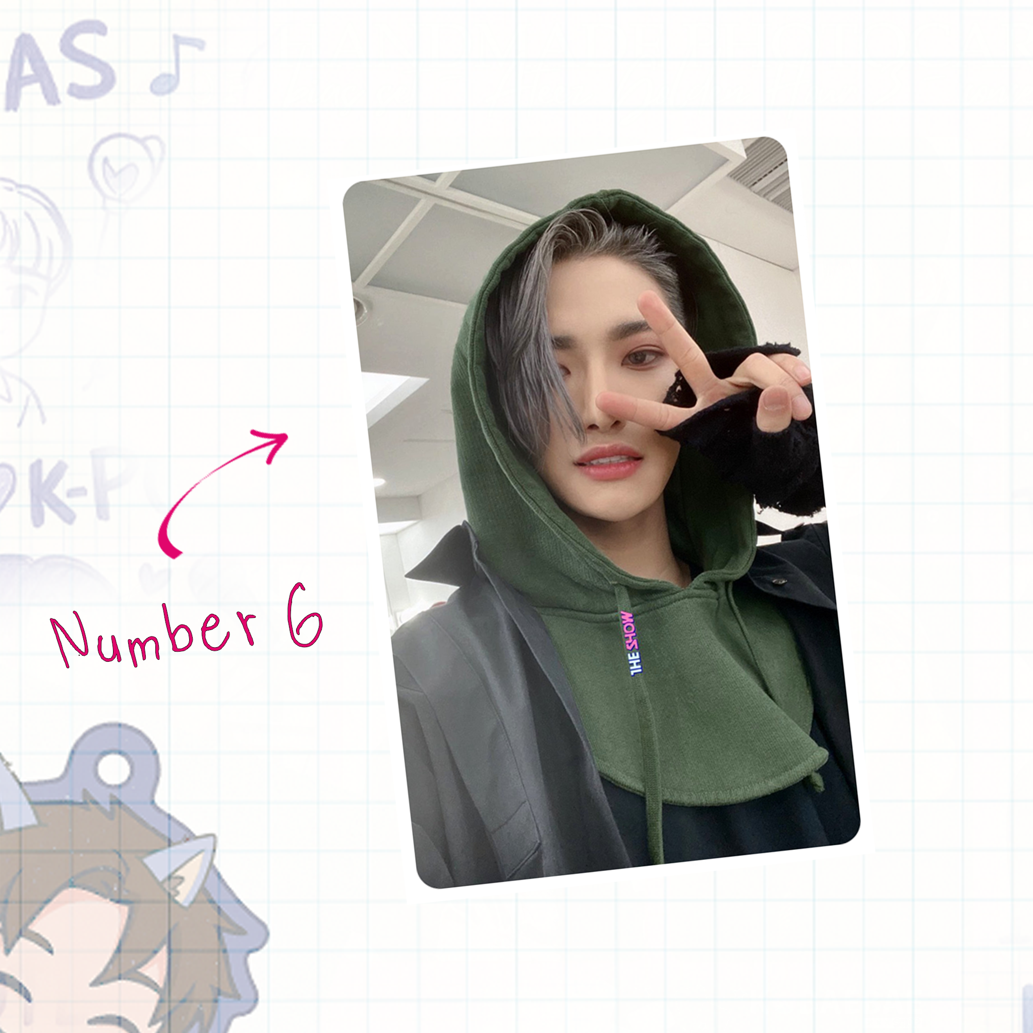 Atz - Hwa handmade photocards kpop inspired - Set 1