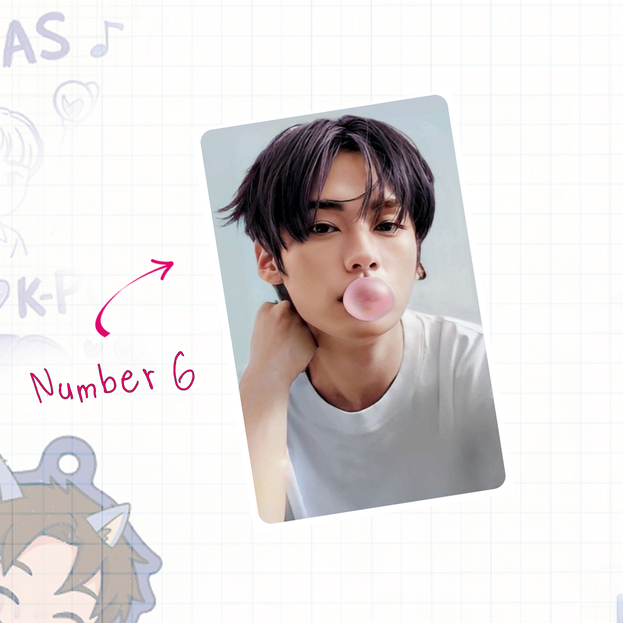 Skz - Lino handmade photocards kpop inspired - Set 1