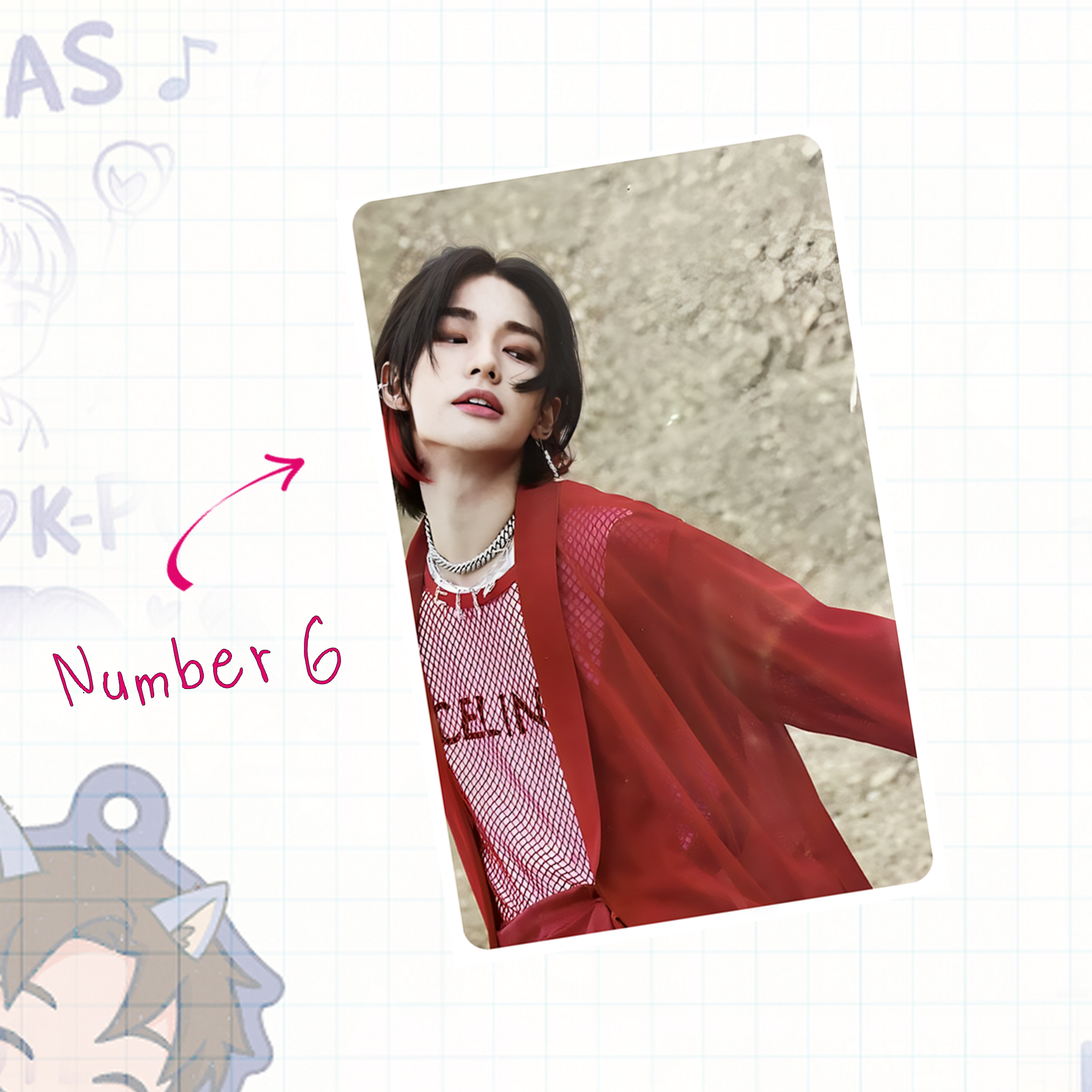 Skz - Hyune handmade photocards kpop inspired - Set 1