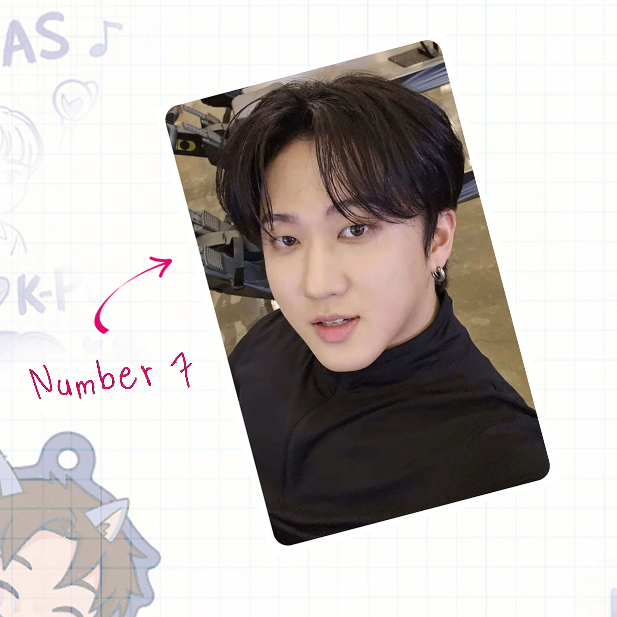 Skz - Binnie handmade photocards kpop inspired - Set 1
