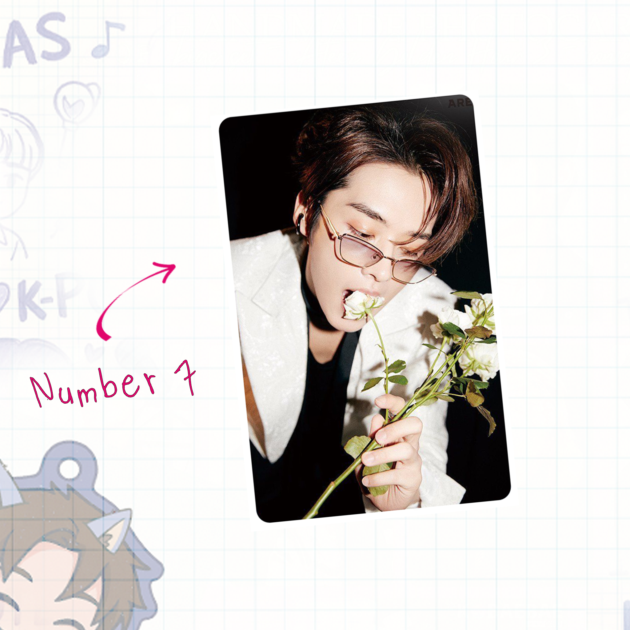 Skz - Lino handmade photocards kpop inspired - Set 1