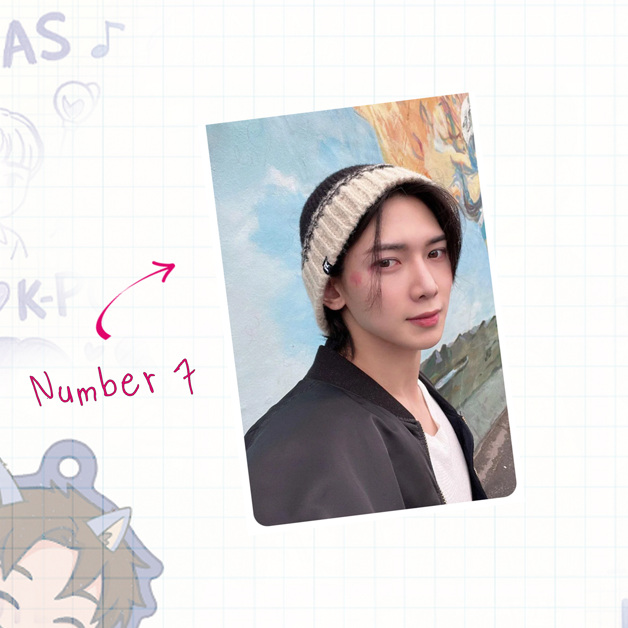 Atz - Yeo handmade photocards kpop inspired - Set 1