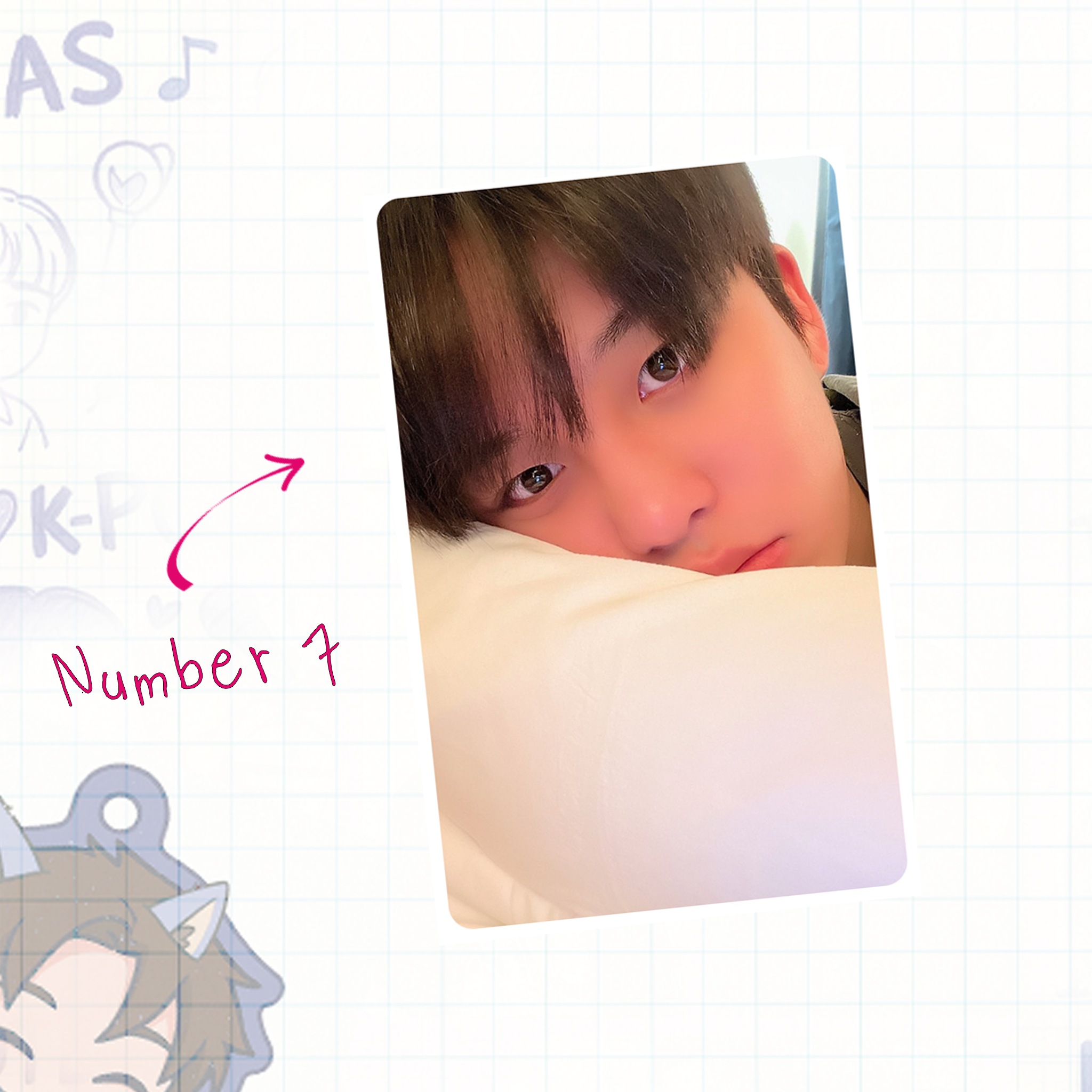 Atz - Jho handmade photocards kpop inspired - Set 1