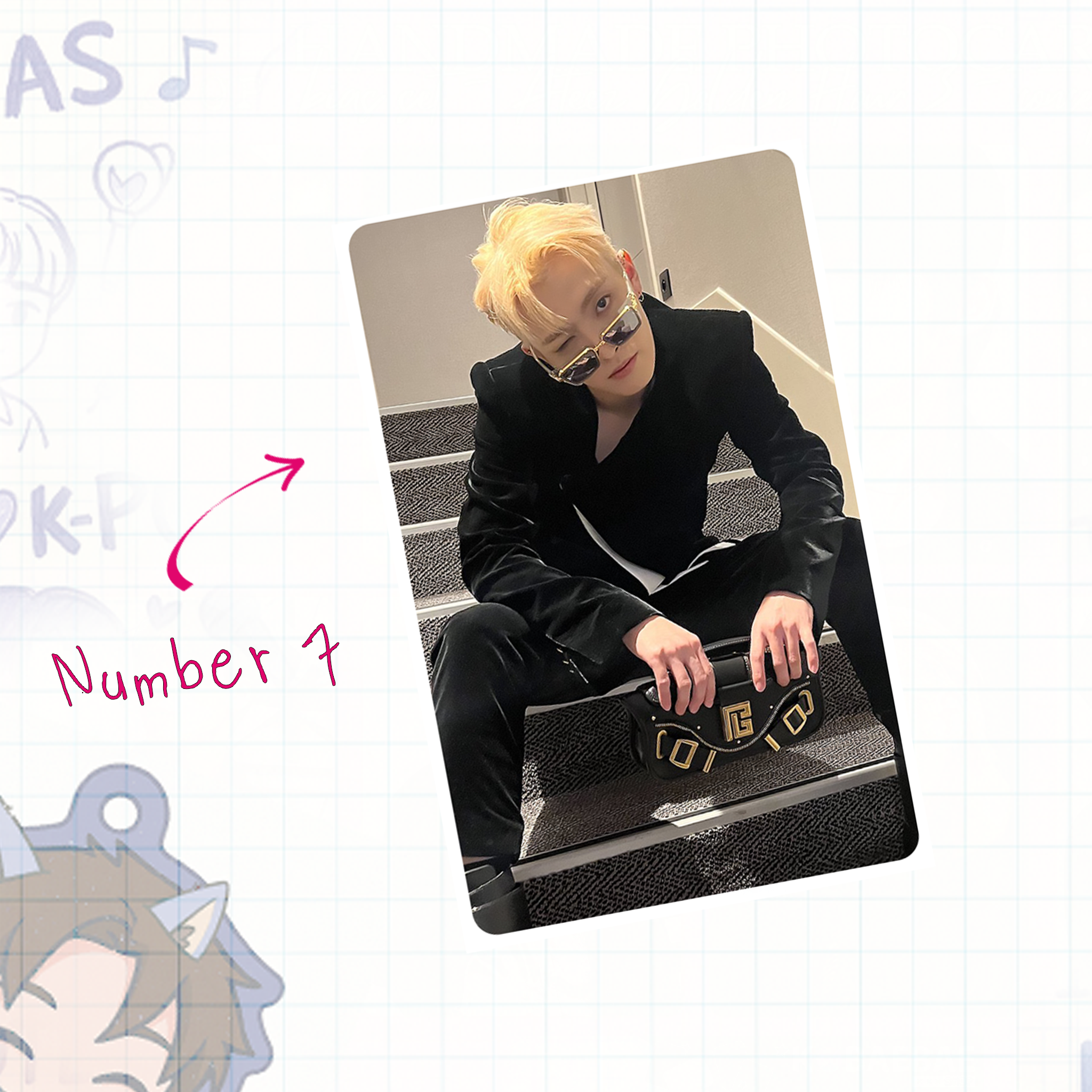 Atz - Joong handmade photocards kpop inspired - Set 1