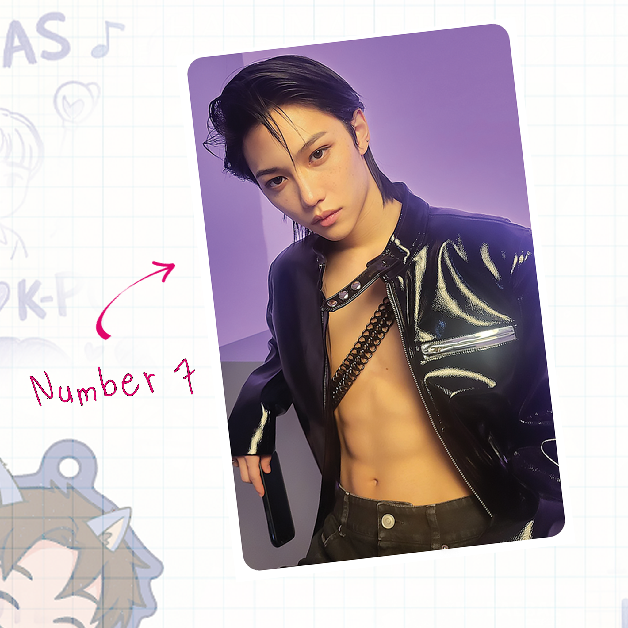 Skz - Lix handmade photocards kpop inspired - Set 1