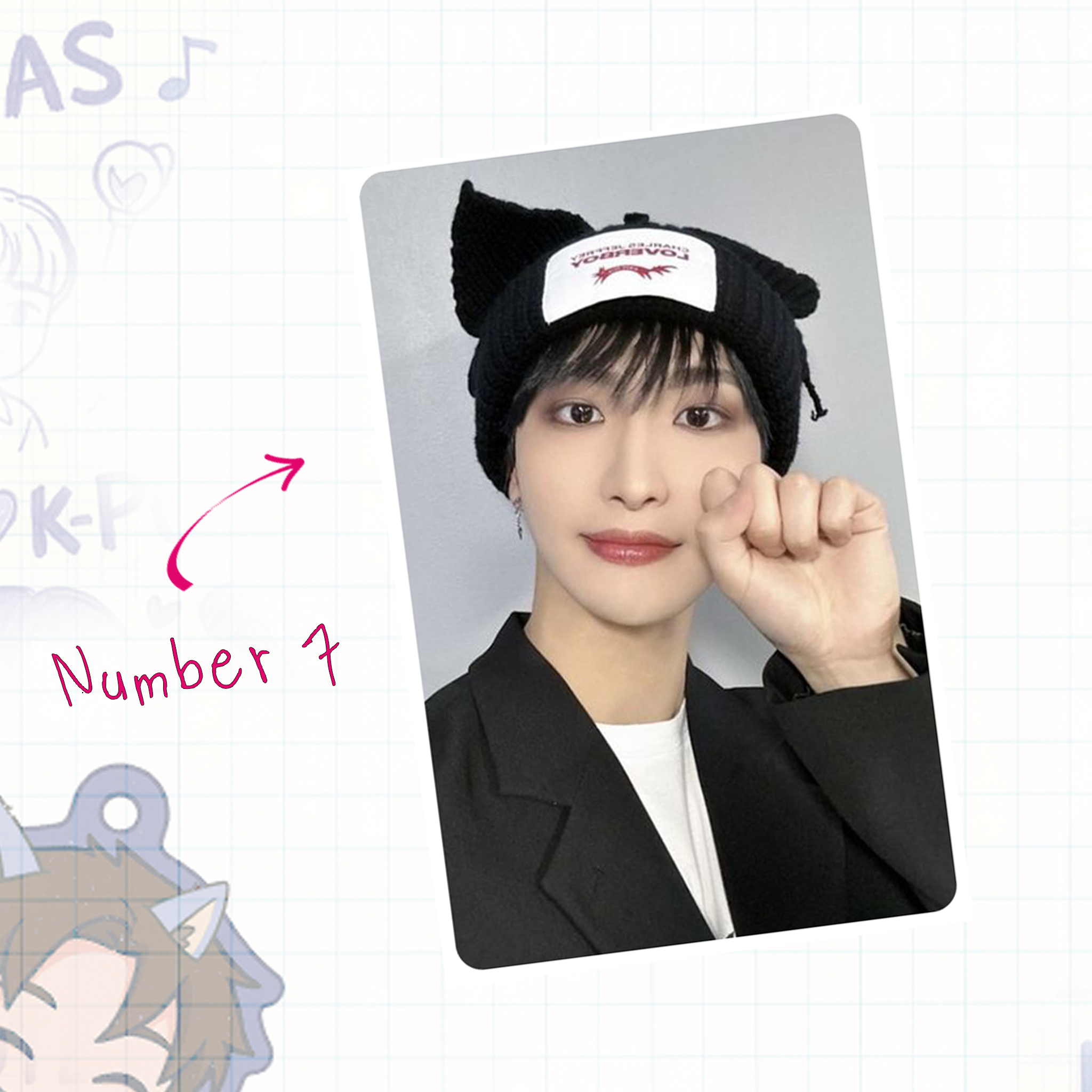 Atz - Hwa handmade photocards kpop inspired - Set 1