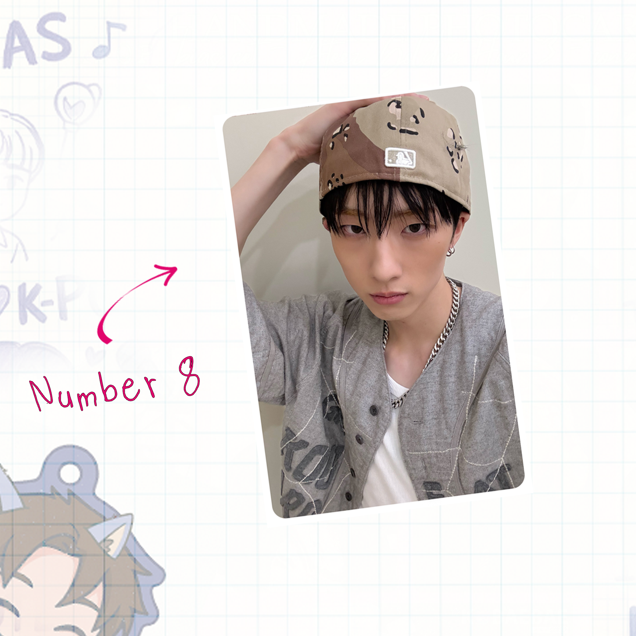 P1H - Ji handmade photocards kpop inspired - Set 1