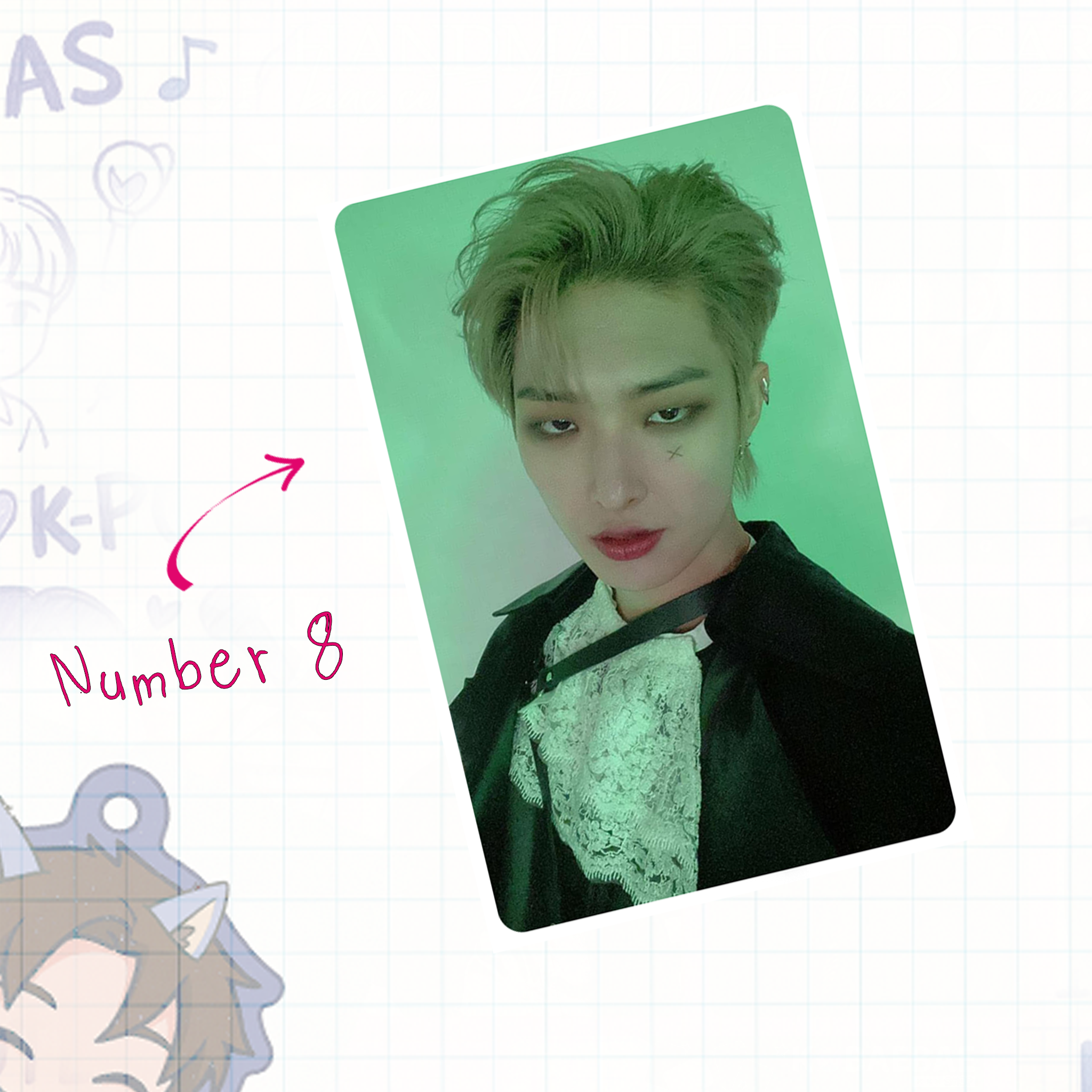 Atz - Mingie handmade photocards kpop inspired - Set 1