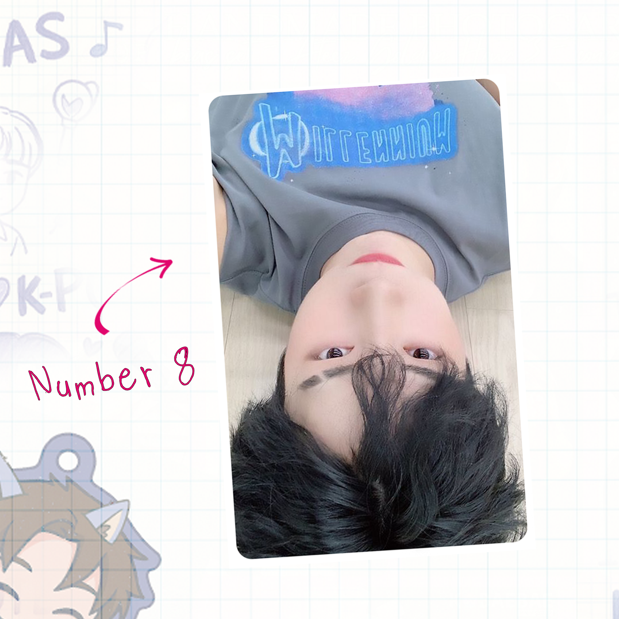 Atz - Sannie handmade photocards kpop inspired - Set 1