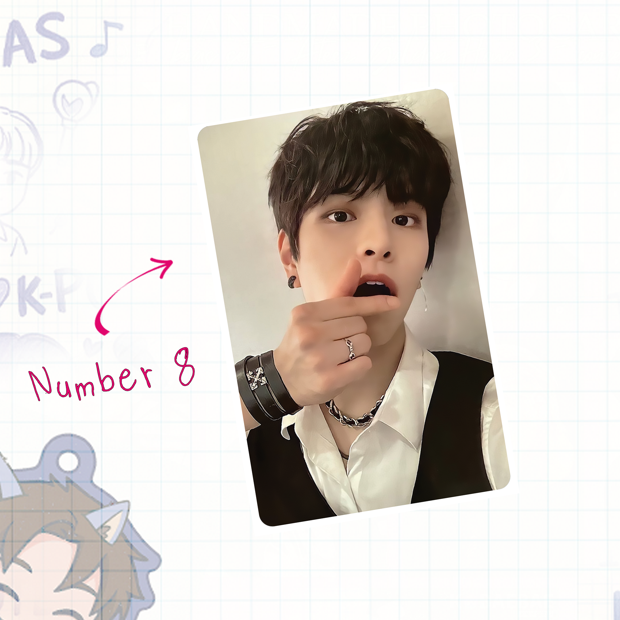 Skz - Min handmade photocards kpop inspired - Set 1