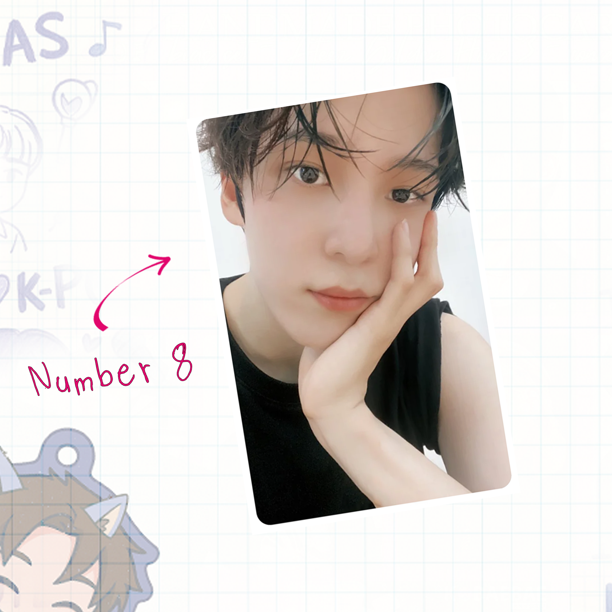 Atz - Yu handmade photocards kpop inspired - Set 1