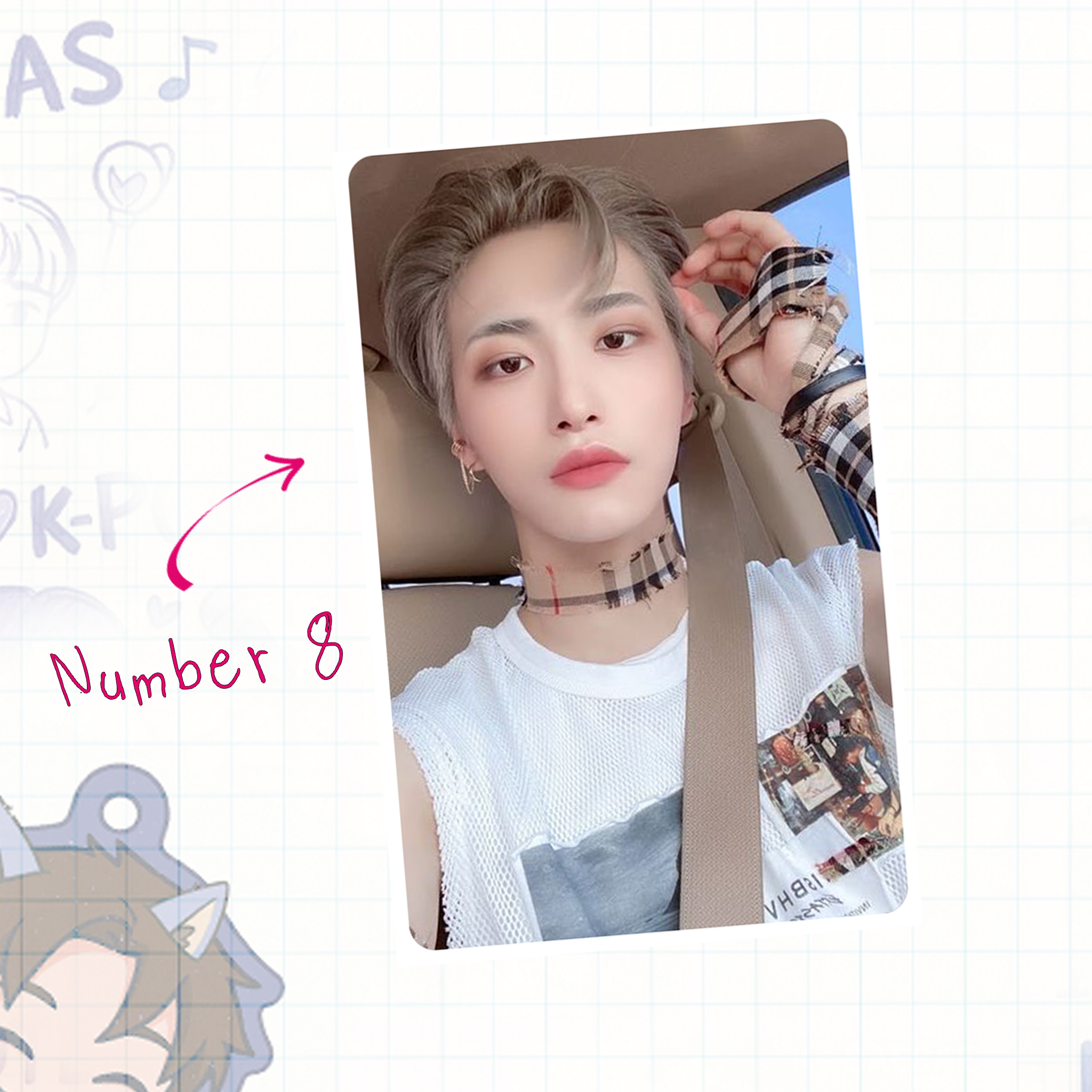 Atz - Hwa handmade photocards kpop inspired - Set 1