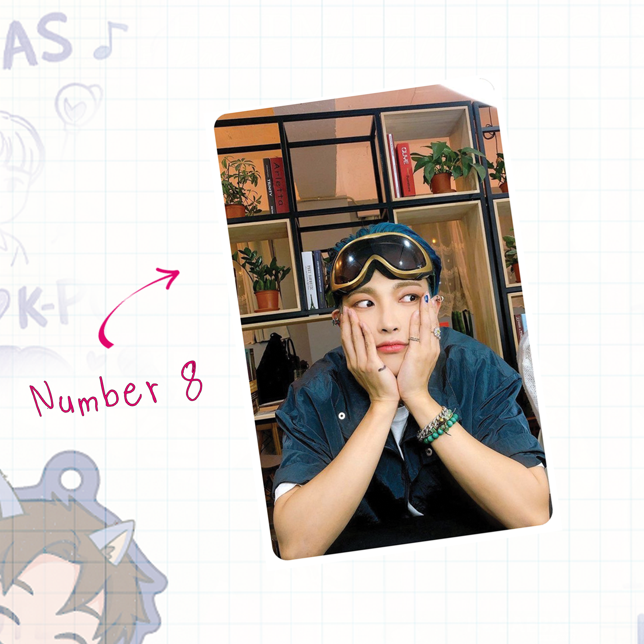 Atz - Joong handmade photocards kpop inspired - Set 1