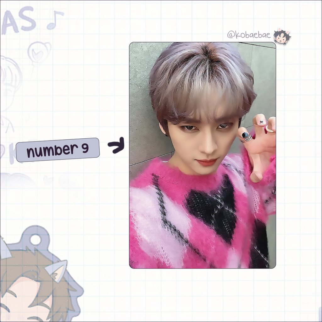 Skz - Lino Handmade photocards kpop inspired - Bias set 4