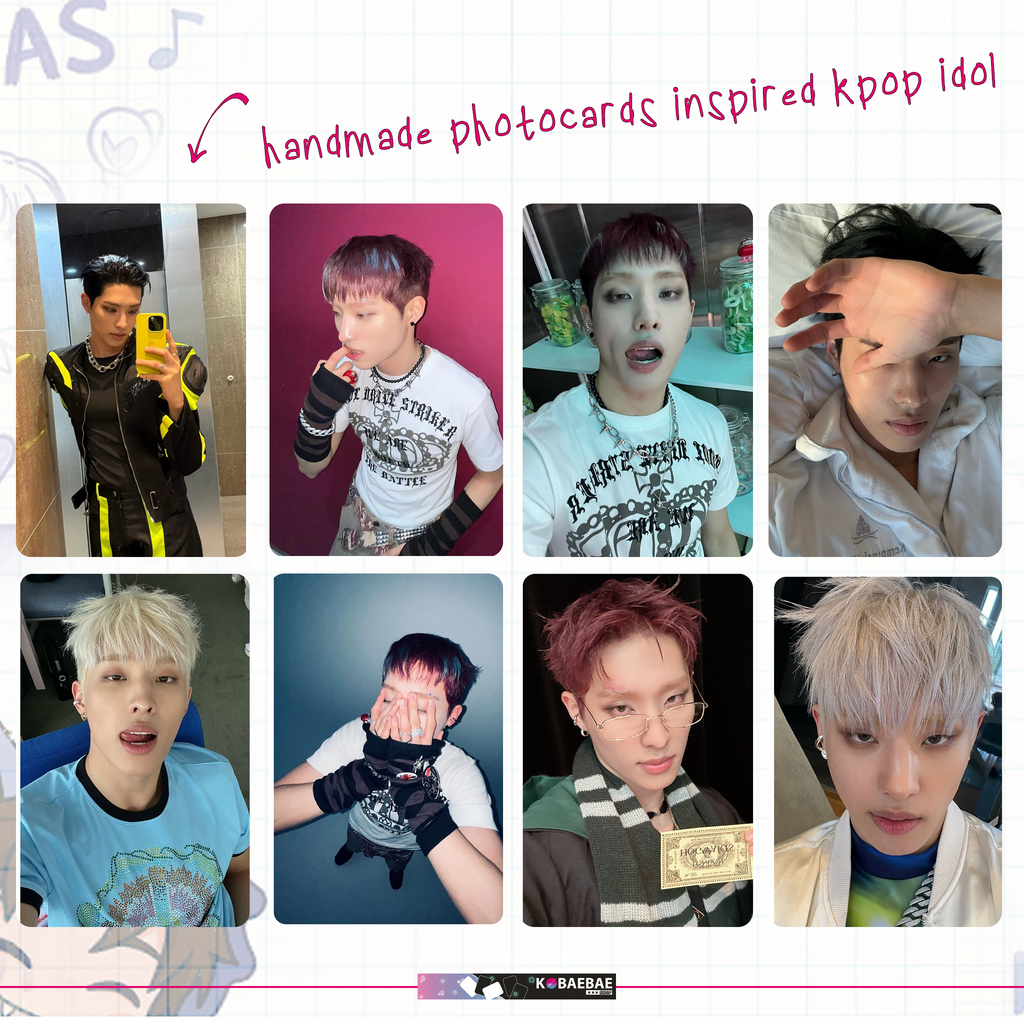 P1H - Kyo handmade photocards kpop inspired - Set 1