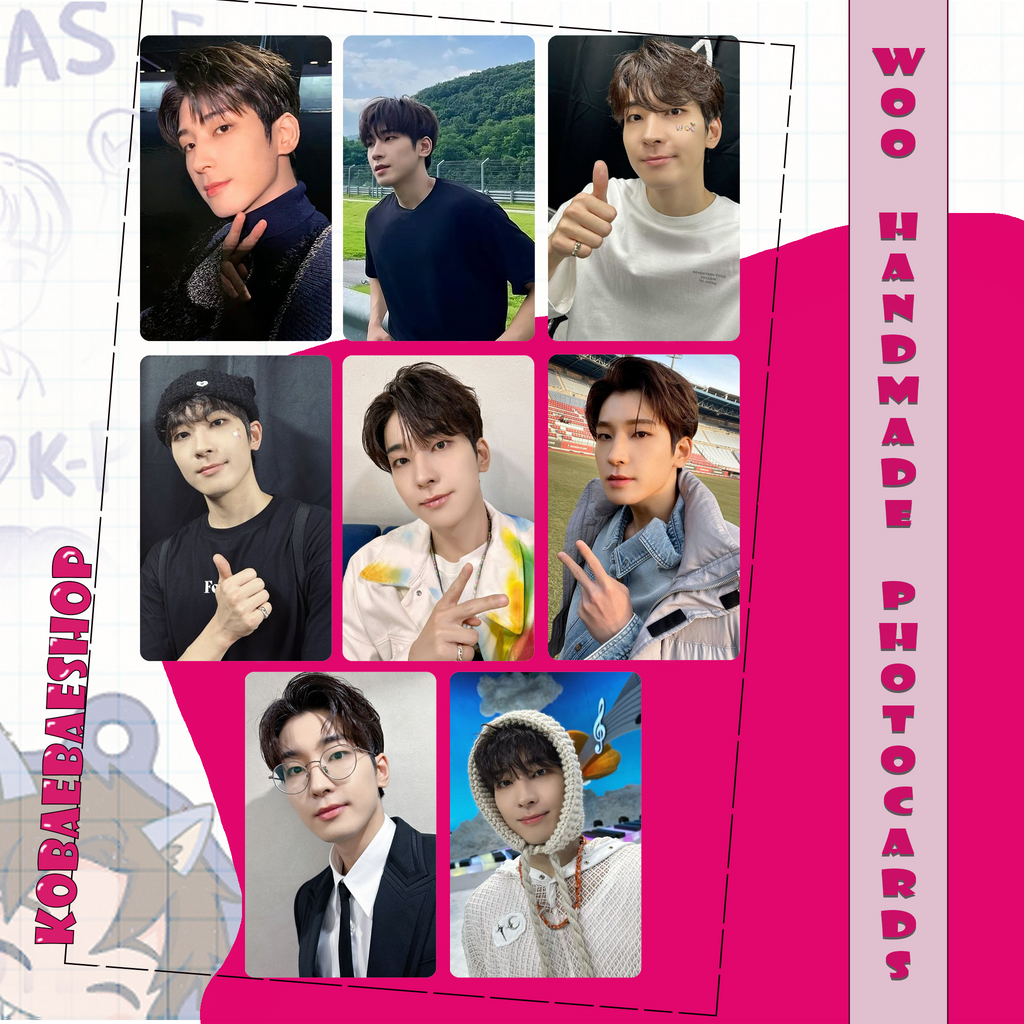 Svt - Wonwoo Handmade photocards kpop inspired - Bias Set 1