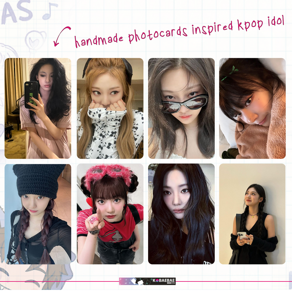 Aesp - Ning handmade photocards kpop inspired - Set 1